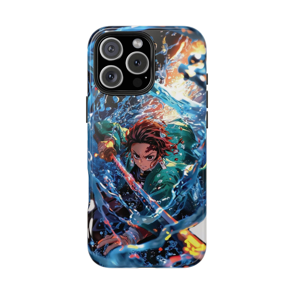 Demon Slayer Tough Phone Case - Samurai Combat Design