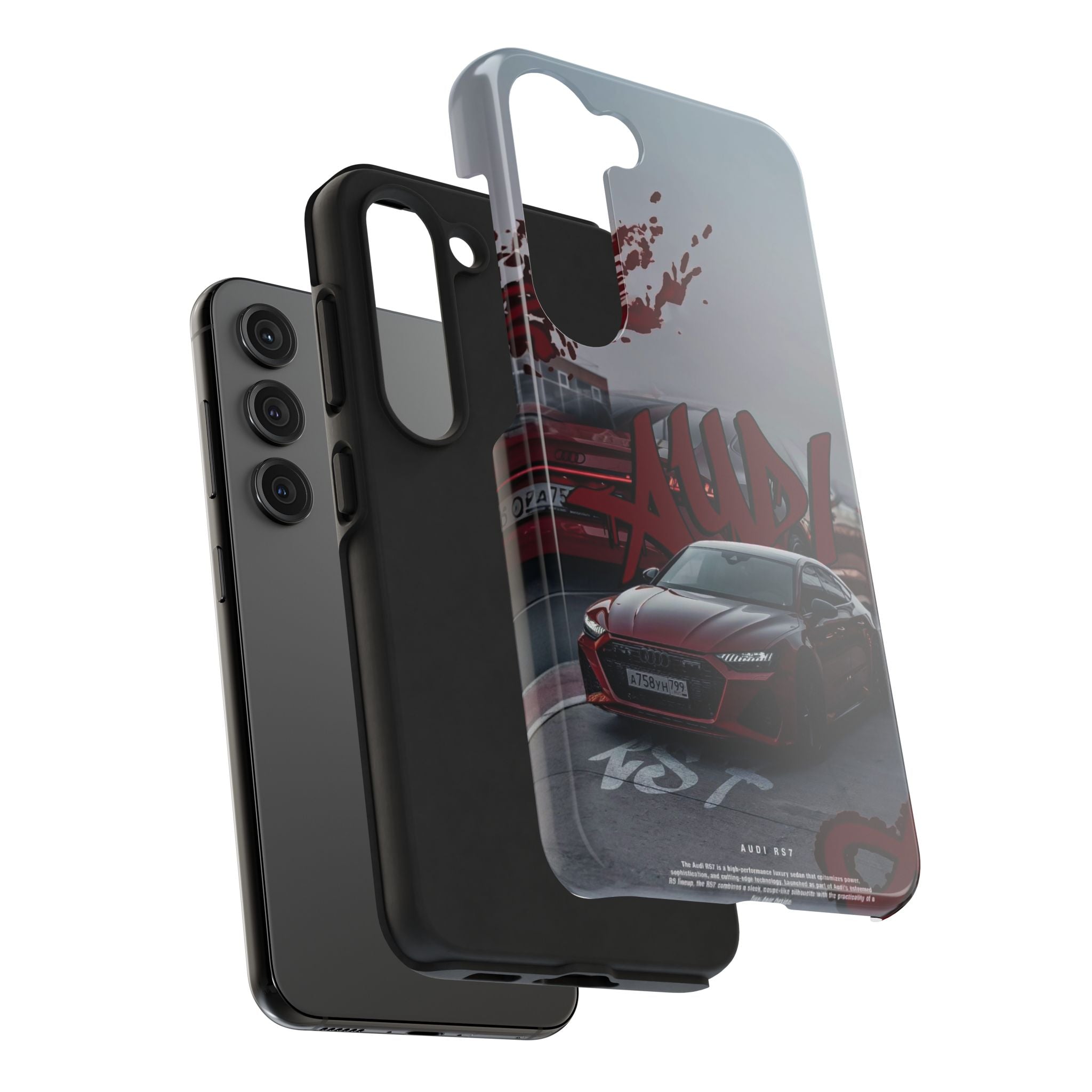 Audi-Inspired Tough Phone Case for Car Enthusiasts