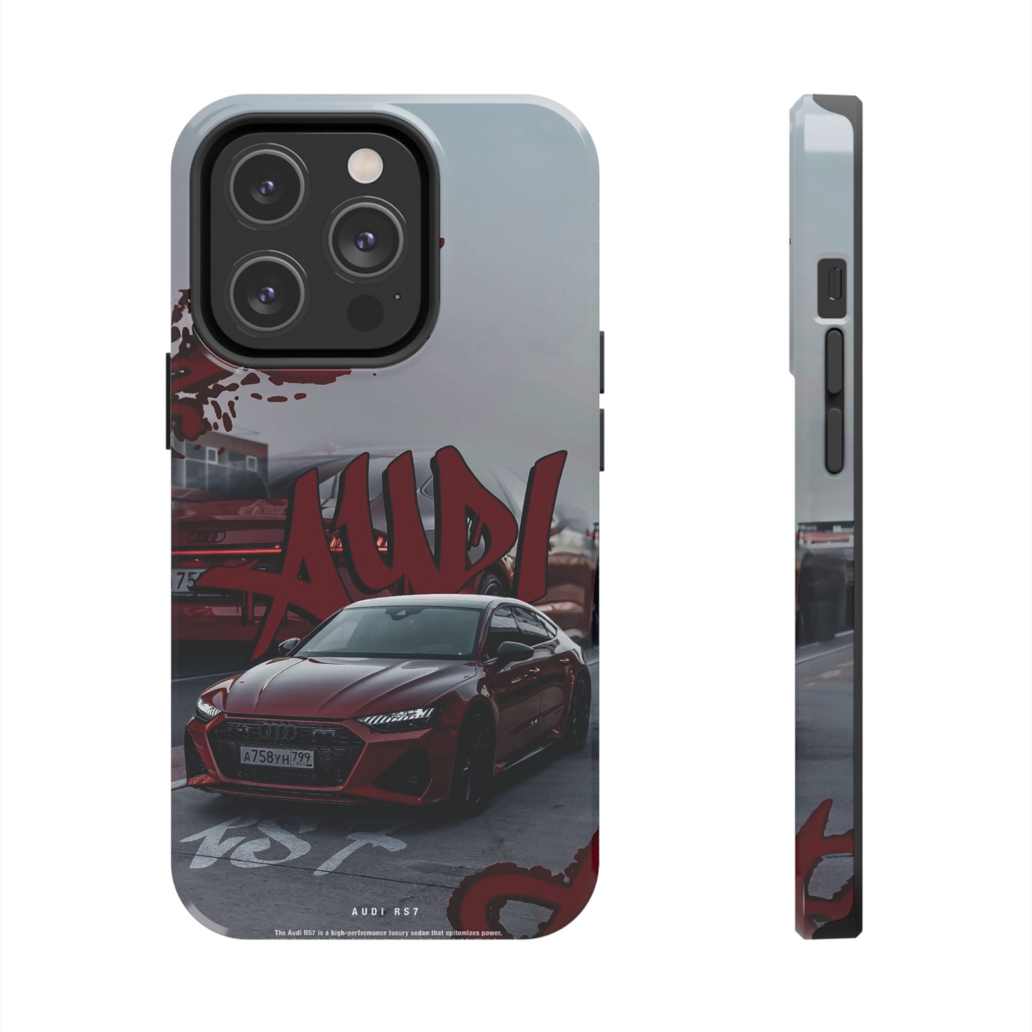 Audi-Inspired Tough Phone Case for Car Enthusiasts