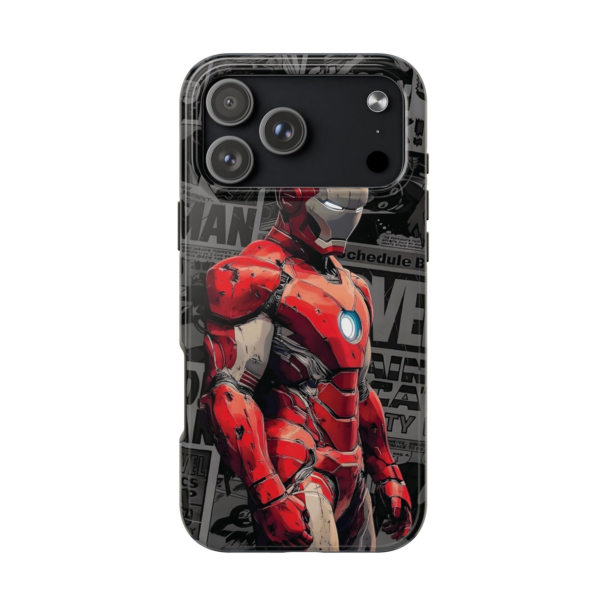 Iron Man Hero Tough Phone Cases - Durable, Stylish, Perfect for Marvel Fans, Geek Gifts, Comic Book Lovers, Unique Accessories