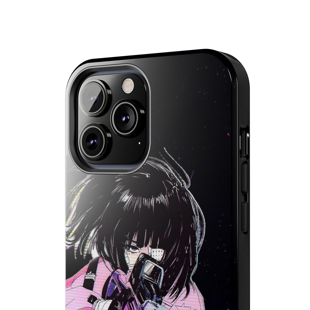 Anime-Style Tough Phone Cases with Edgy Designs, Perfect for Gamers, Cyberpunk Lovers, Gifts for Birthdays, Holidays, and Cosplay