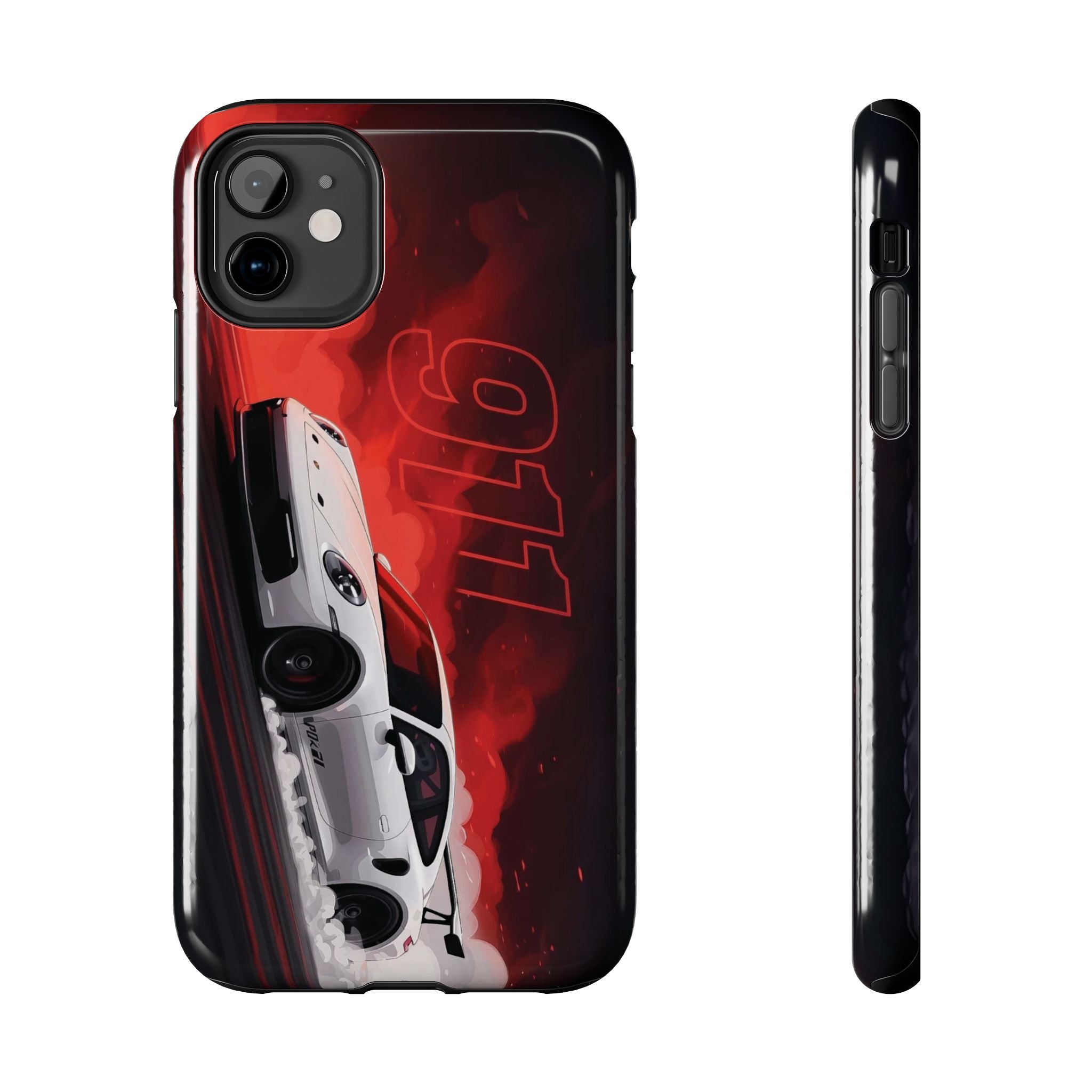 Racing-Inspired Porsche Tough Phone Case with 911 Design