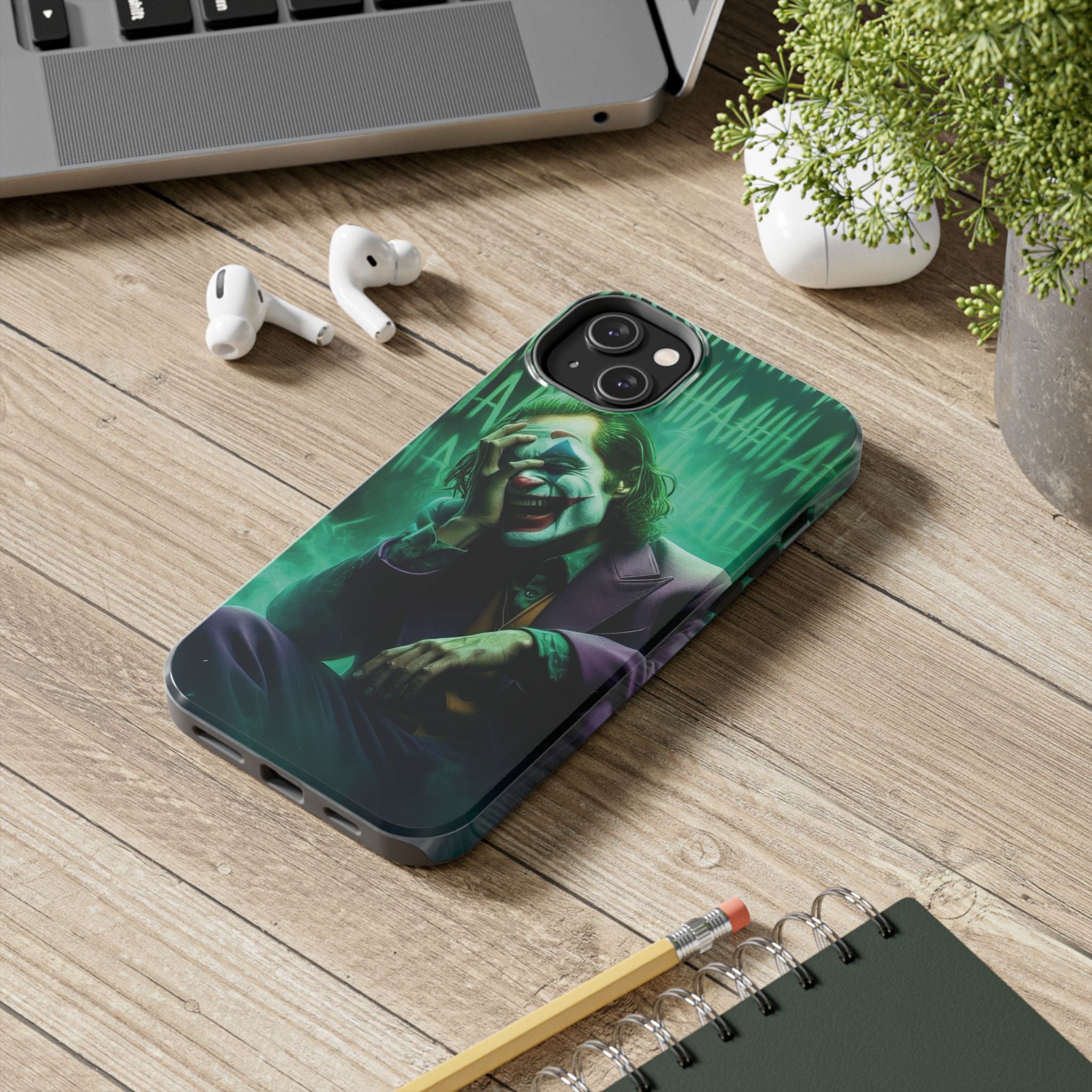 Joker Phone Cases, Tough Phone Cover, Customizable Phone Accessory, Unique Gift for Fans, Pop Culture Merchandise