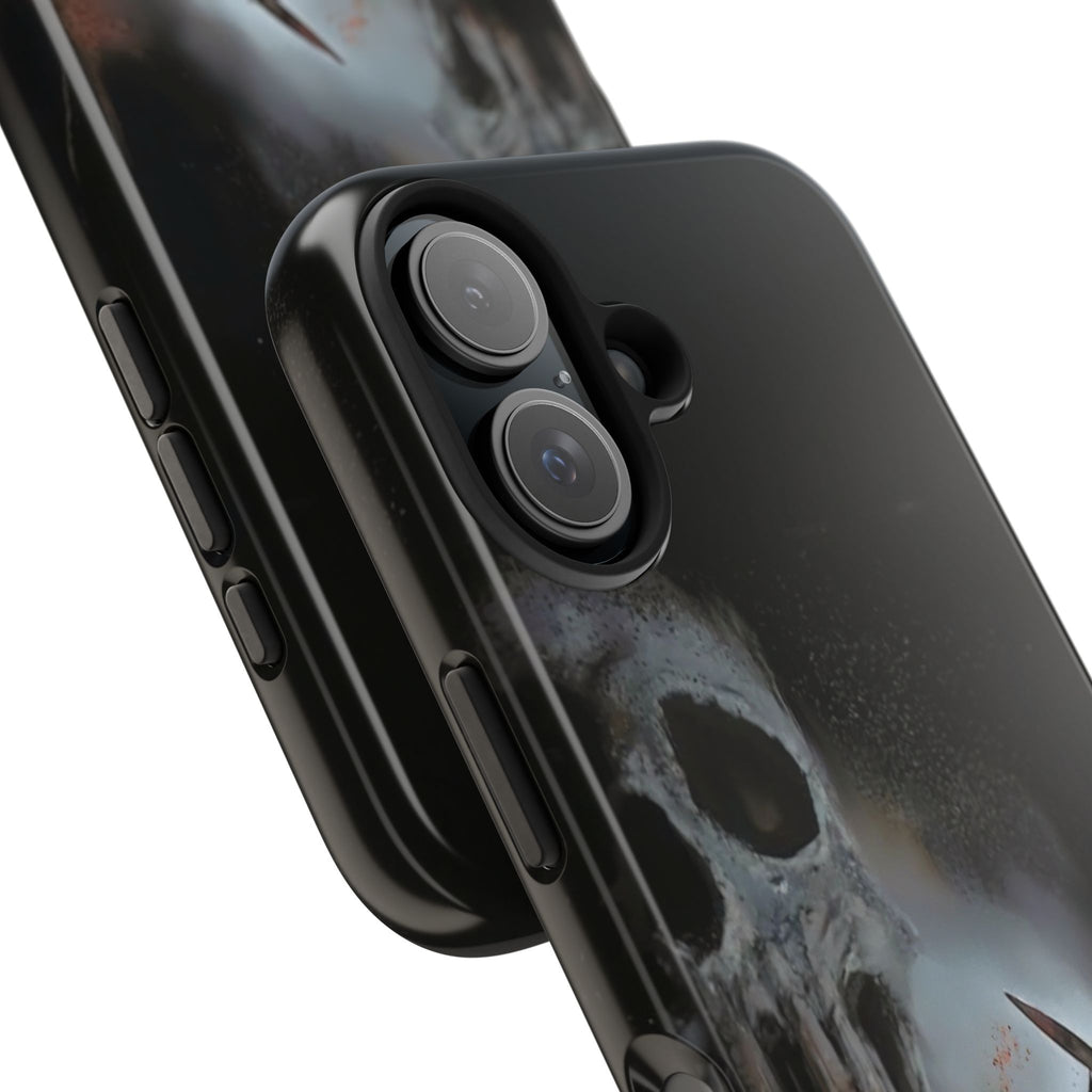 Gritty Horror Phone Cases for Fans, Tough Phone Cover, Unique Gift, Scary Design, Halloween Accessory, Movie Memorabilia