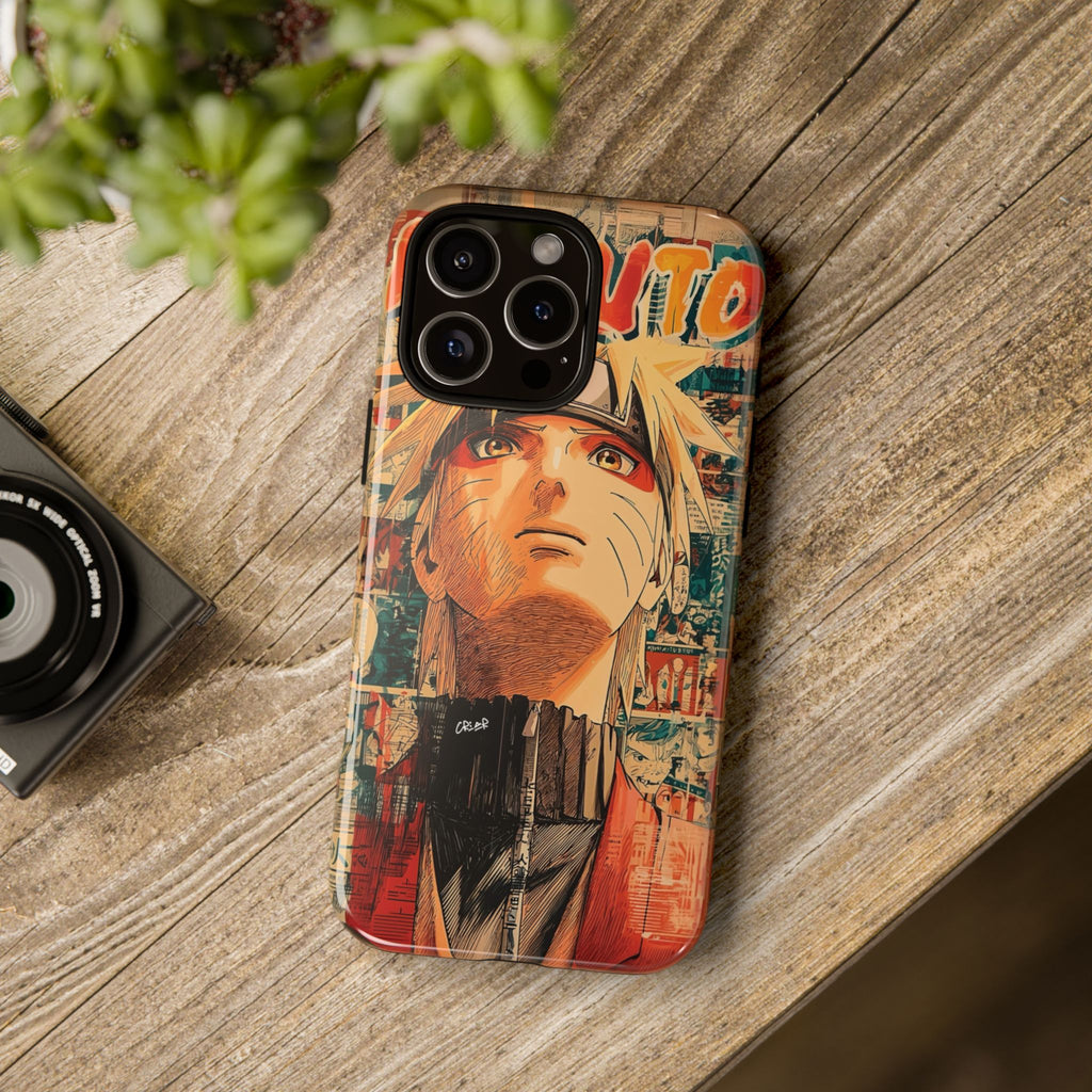 Anime Naruto Portrait Phone Case — Inspirational Shonen Graphic Phone Cover