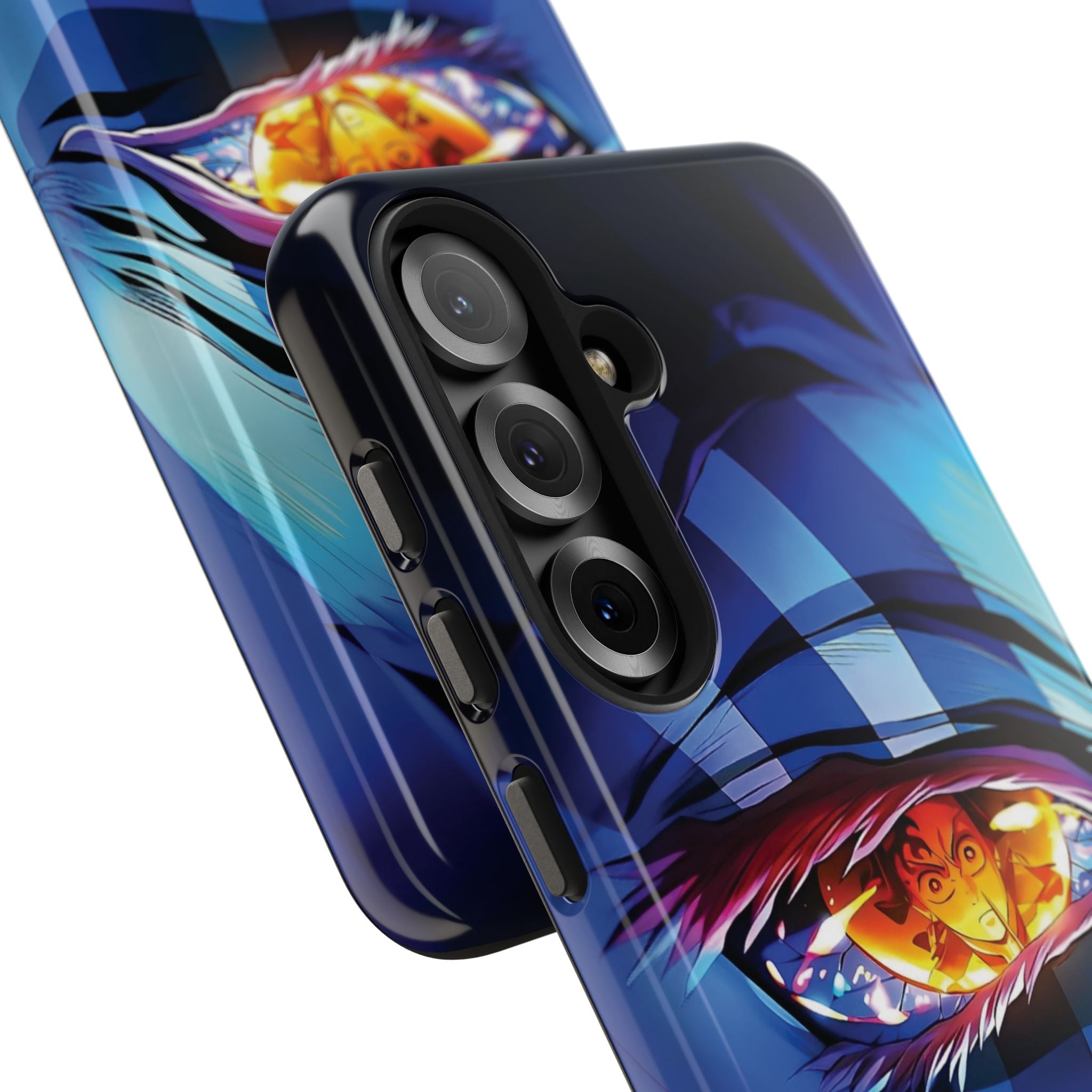 Artistic Tough Phone Case with Eye Design