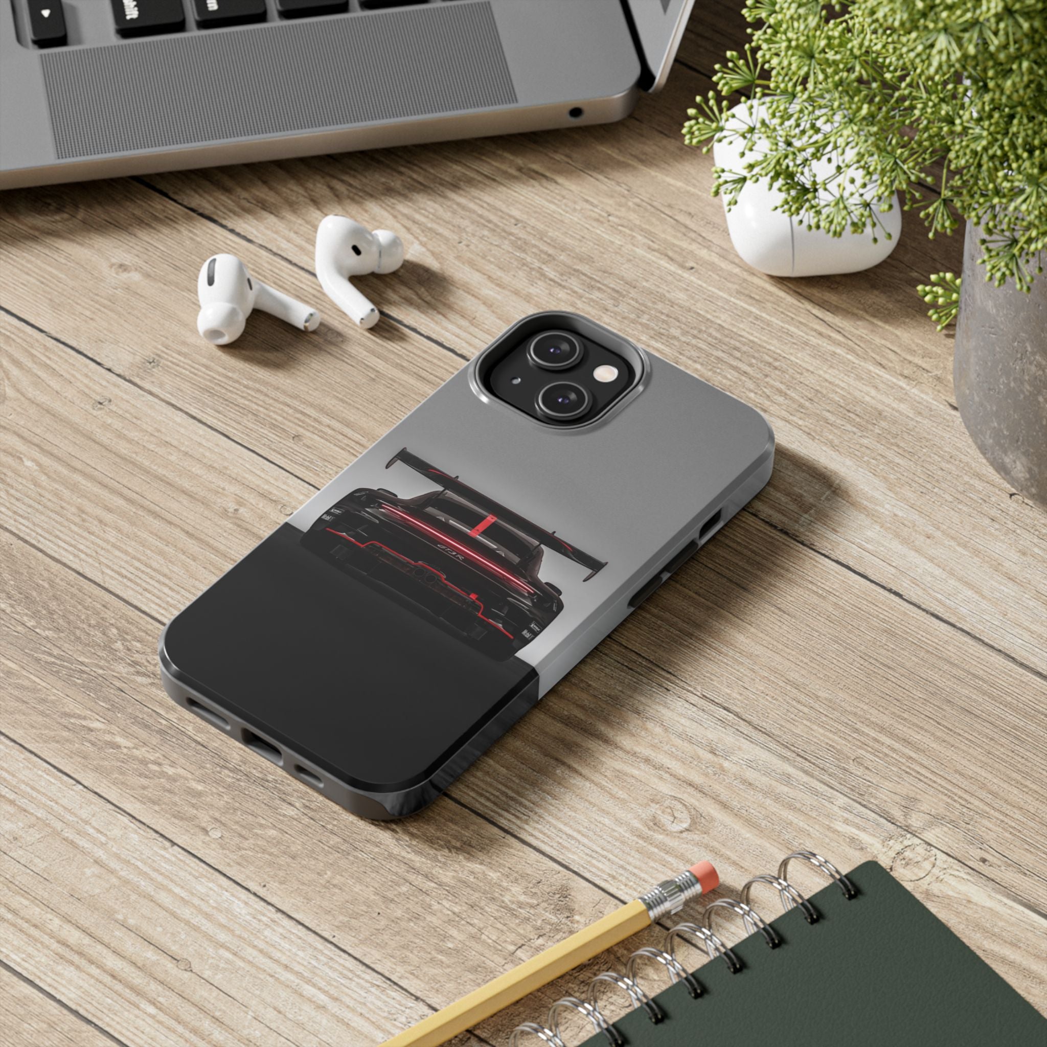 Racing-Inspired Tough Phone Case for Car Enthusiasts
