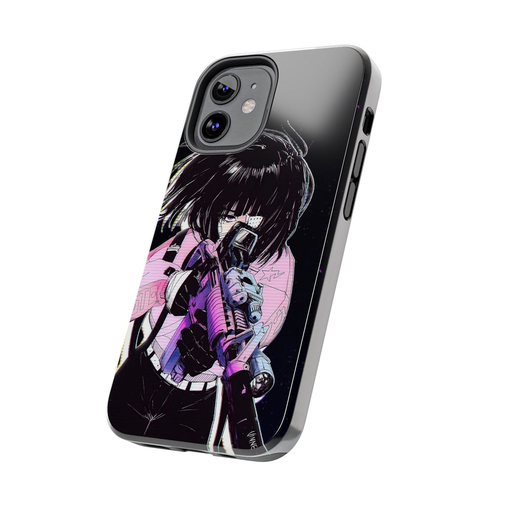 Anime-Style Tough Phone Cases with Edgy Designs, Perfect for Gamers, Cyberpunk Lovers, Gifts for Birthdays, Holidays, and Cosplay