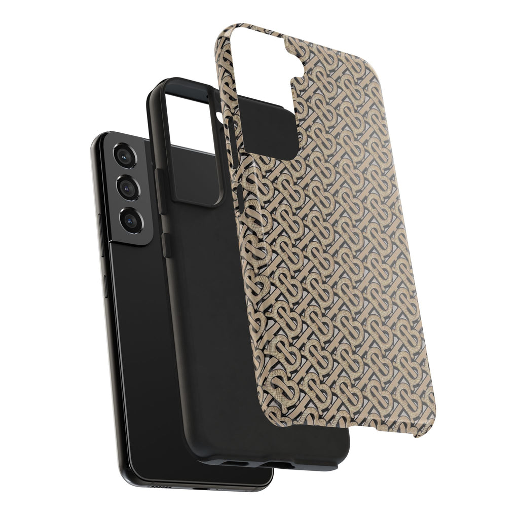 Elegant Interwoven Pattern Tough Phone Cases, Stylish Phone Covers, Durable Cases for Everyday Adventures, Gift for Phone Lovers