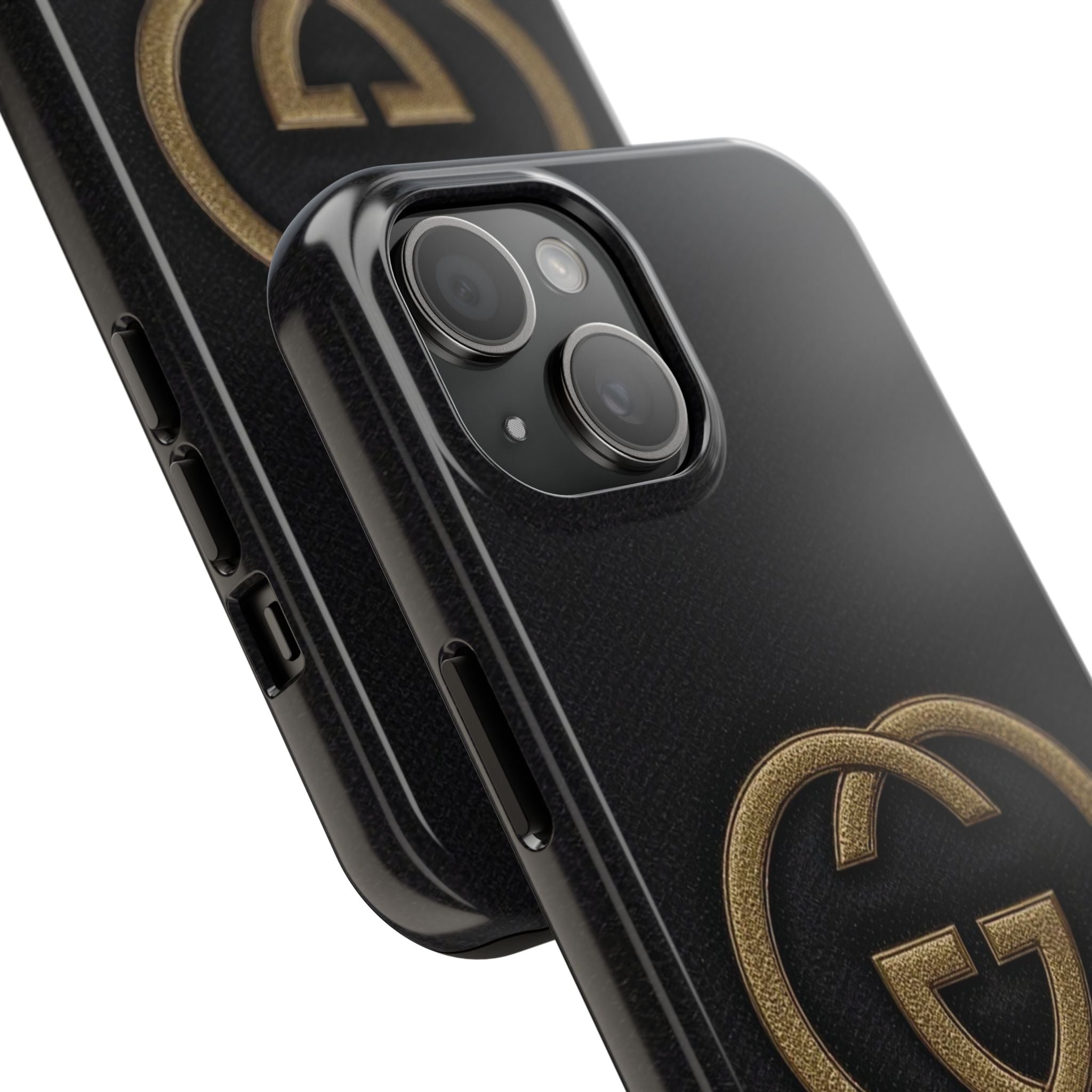 Stylish Tough Phone Cases with Elegant Logo, Durable Protection, Fashion Accessory, Smartphone Cases, Gift for Her or Him