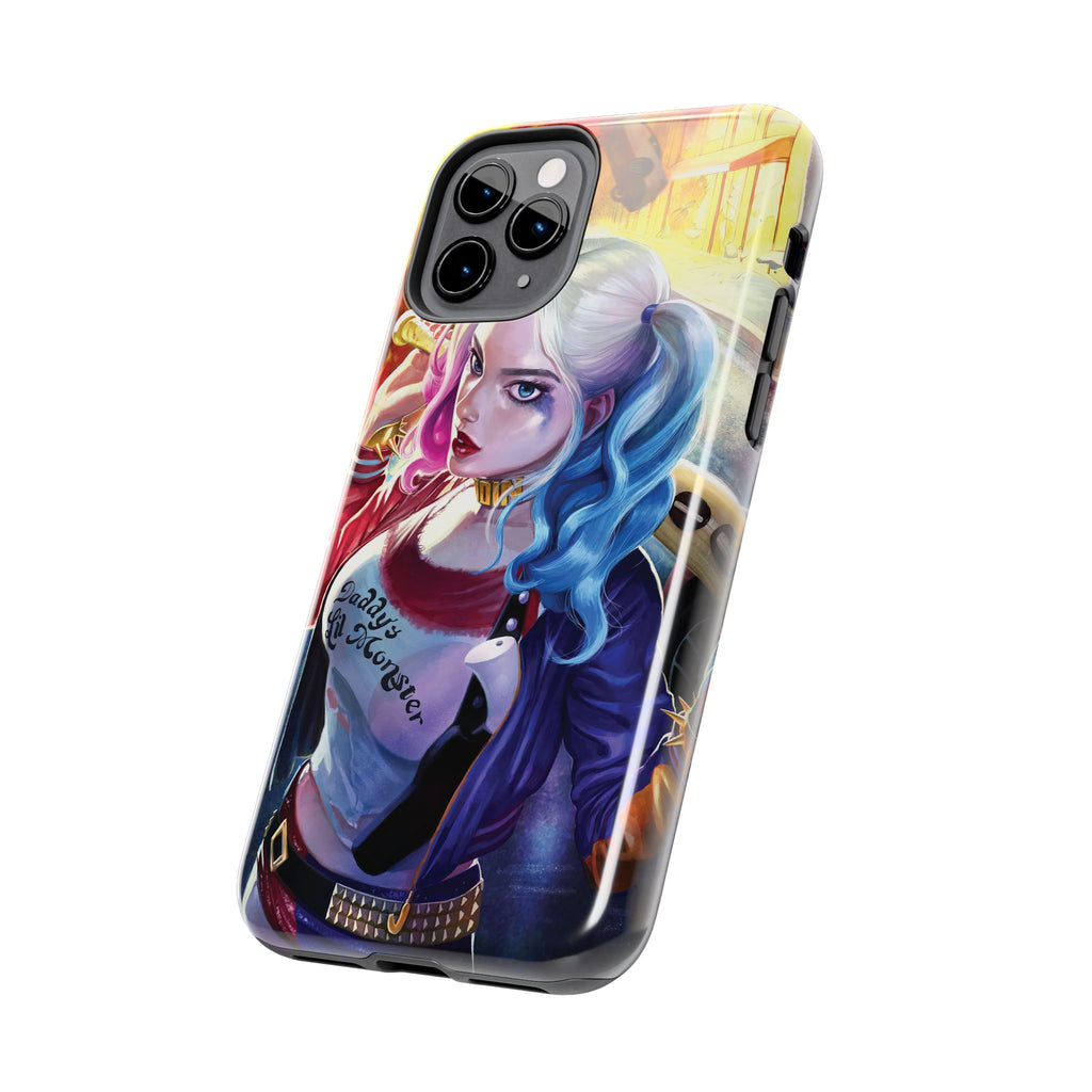 Harley Quinn Tough Phone Cases, Stylish Phone Protector for Women, Anime Style Mobile Cover, Unique Gift for Gamers, Pop Culture Accessories