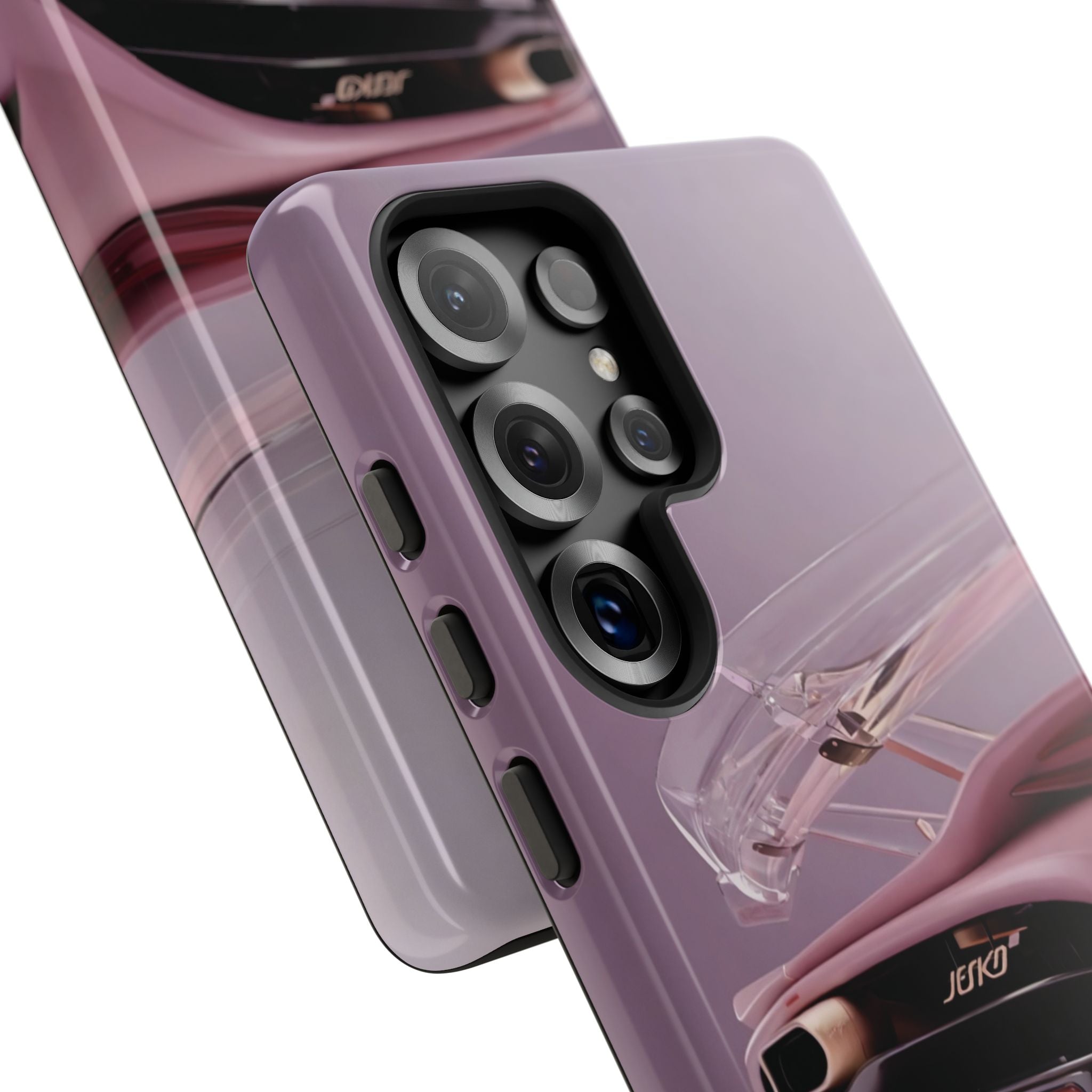 Pink Hyper Car Phone Case — Retro Automotive iPhone Cover