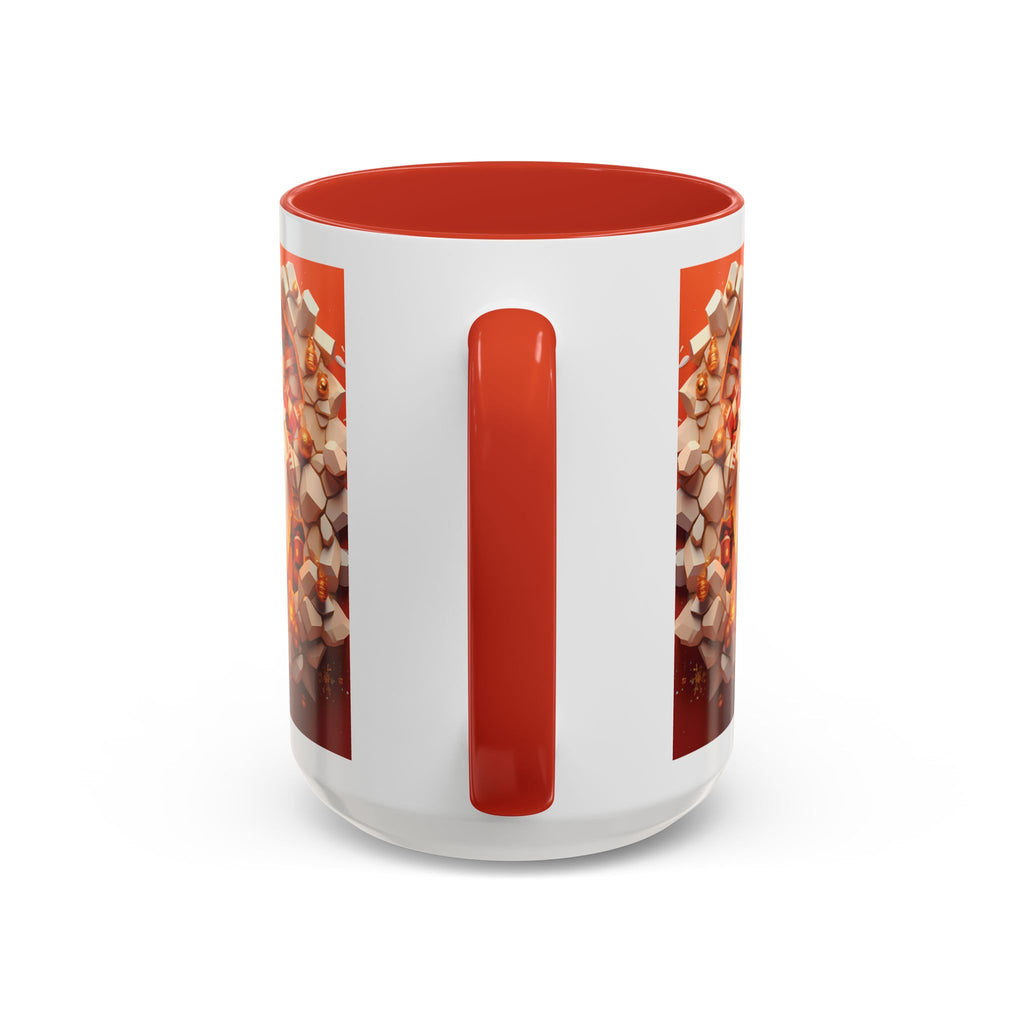 Cheerful Santa Accent Coffee Mug - Perfect for Xmas, Holiday Gifts, Cozy Mornings, Festive Decor, Coffee Lovers