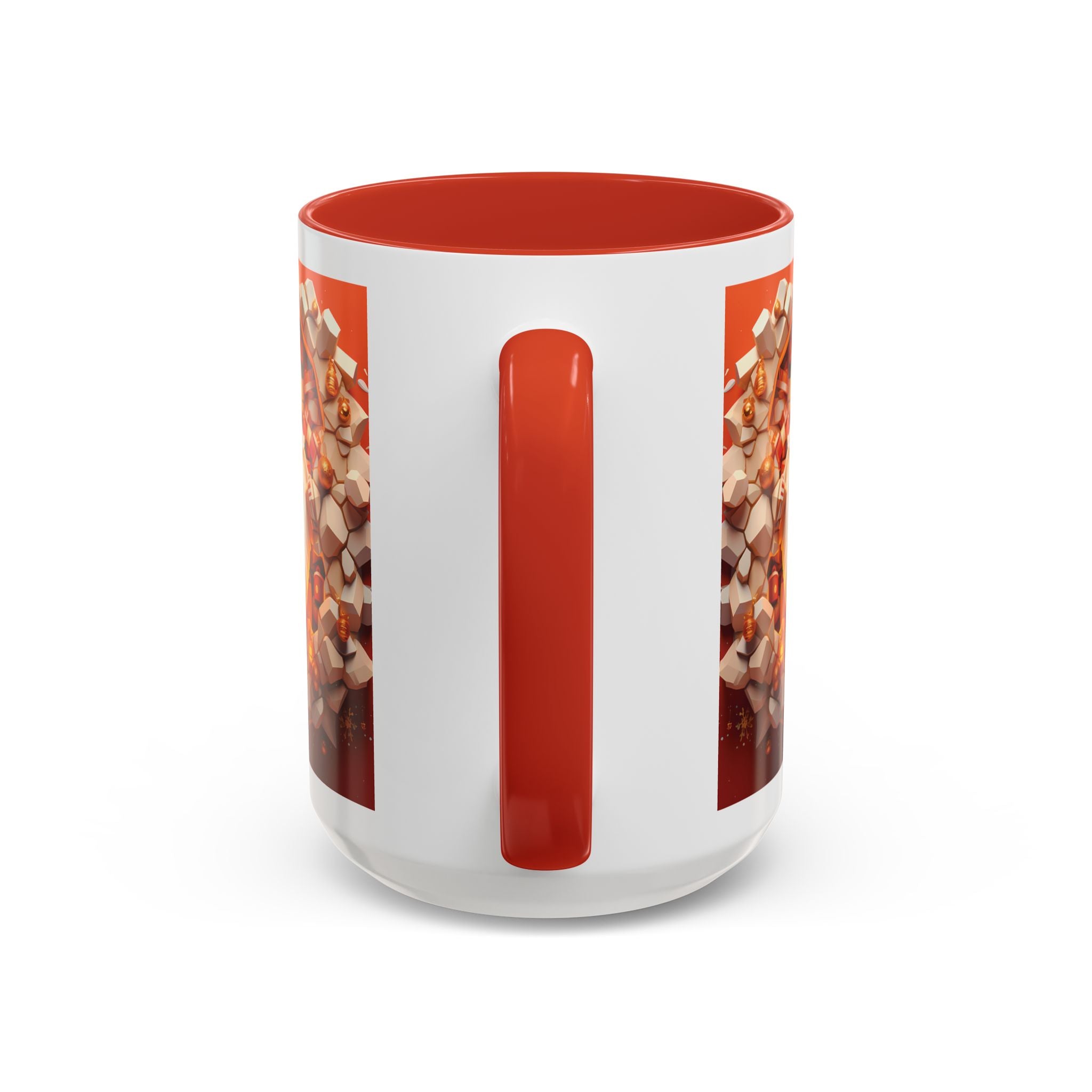 Cheerful Santa Accent Coffee Mug - Perfect for Xmas, Holiday Gifts, Cozy Mornings, Festive Decor, Coffee Lovers