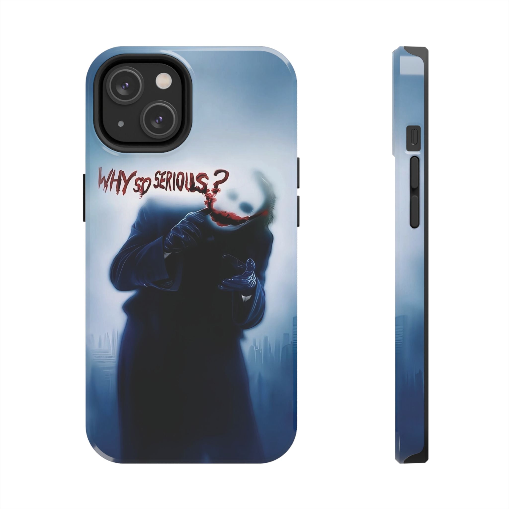 Tough Phone Cases, Dark Humor Phone Cover, Joker Inspired Case, Gifts for Movie Fans, Unique Phone Protector, Cool Accessories