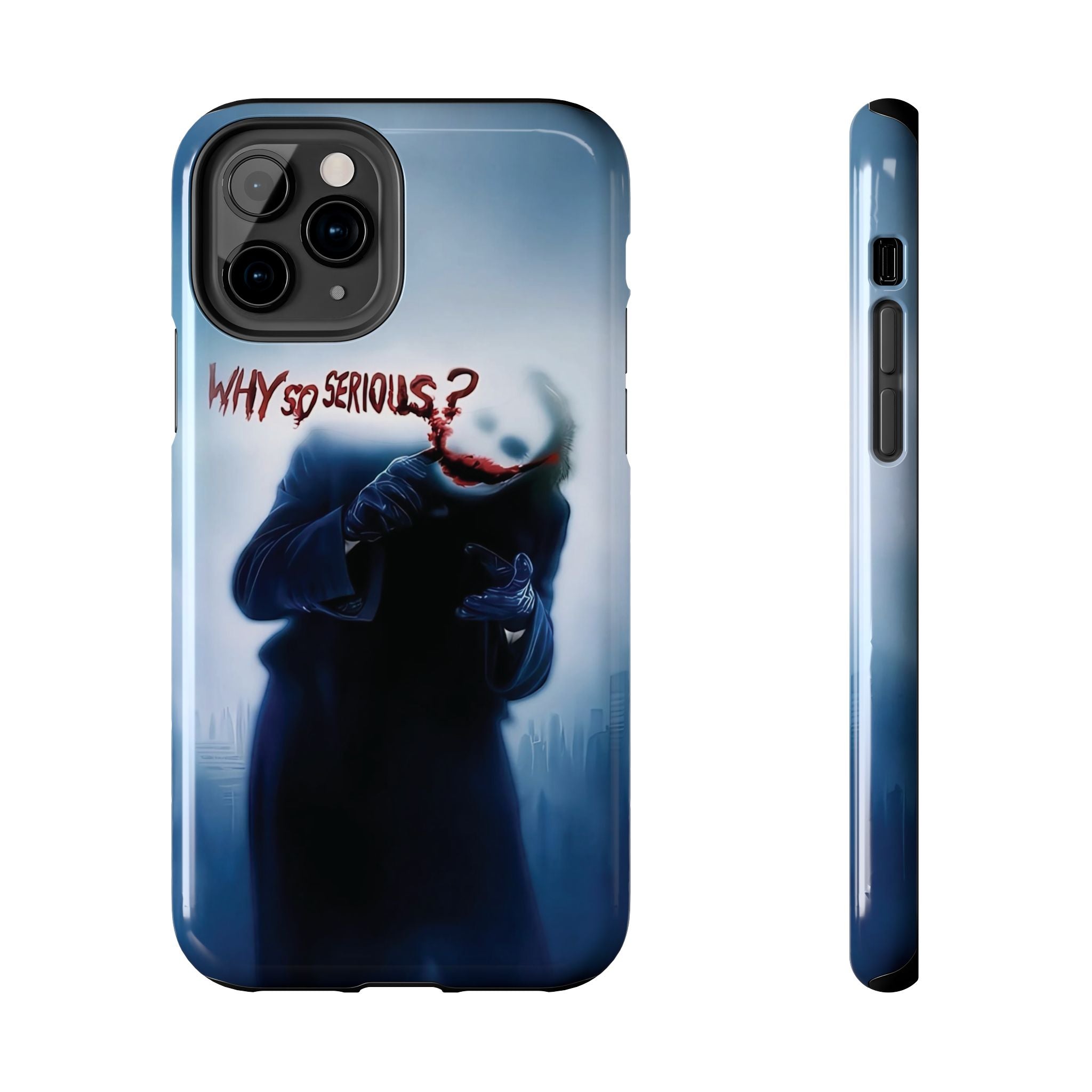 Tough Phone Cases, Dark Humor Phone Cover, Joker Inspired Case, Gifts for Movie Fans, Unique Phone Protector, Cool Accessories