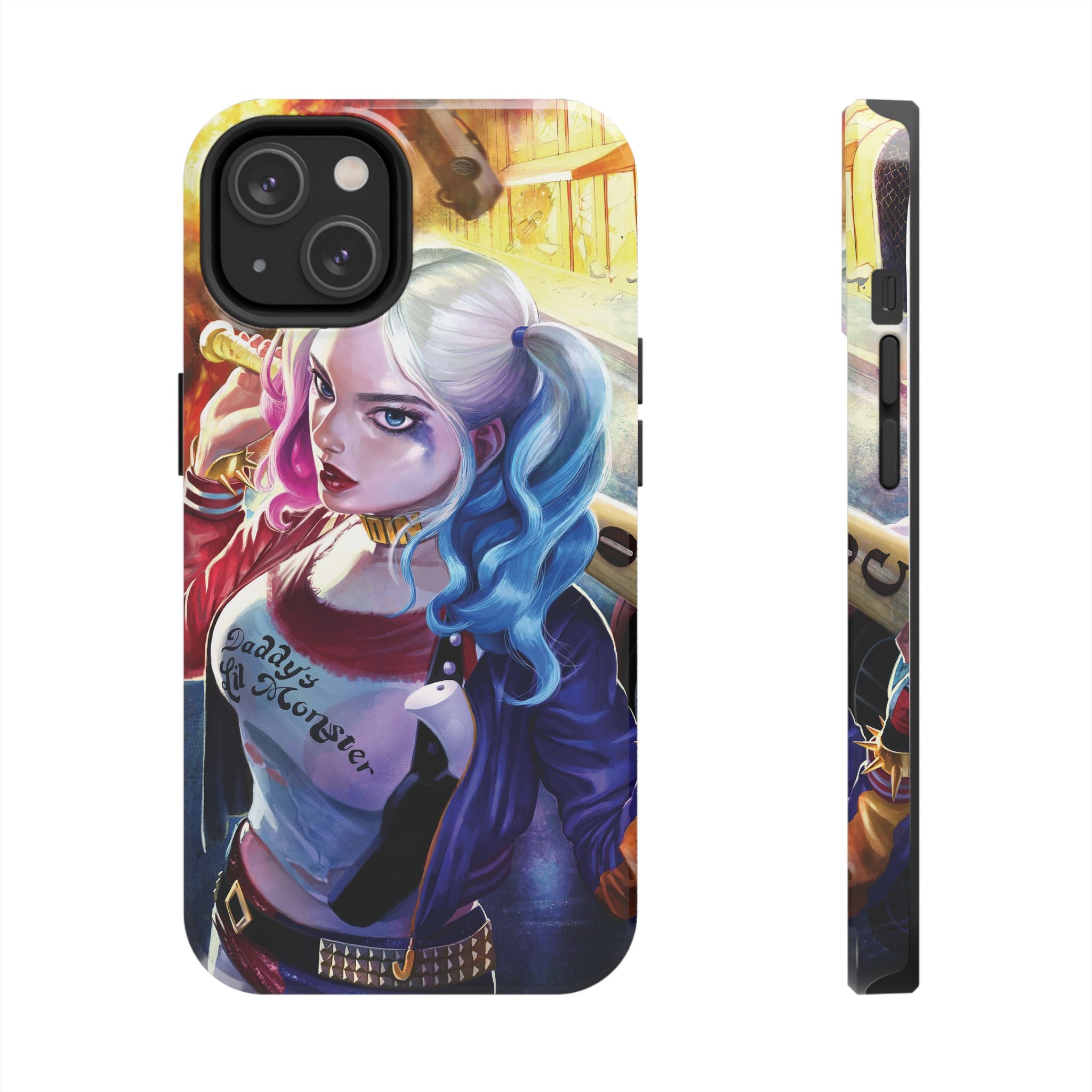 Harley Quinn Tough Phone Cases, Stylish Phone Protector for Women, Anime Style Mobile Cover, Unique Gift for Gamers, Pop Culture Accessories