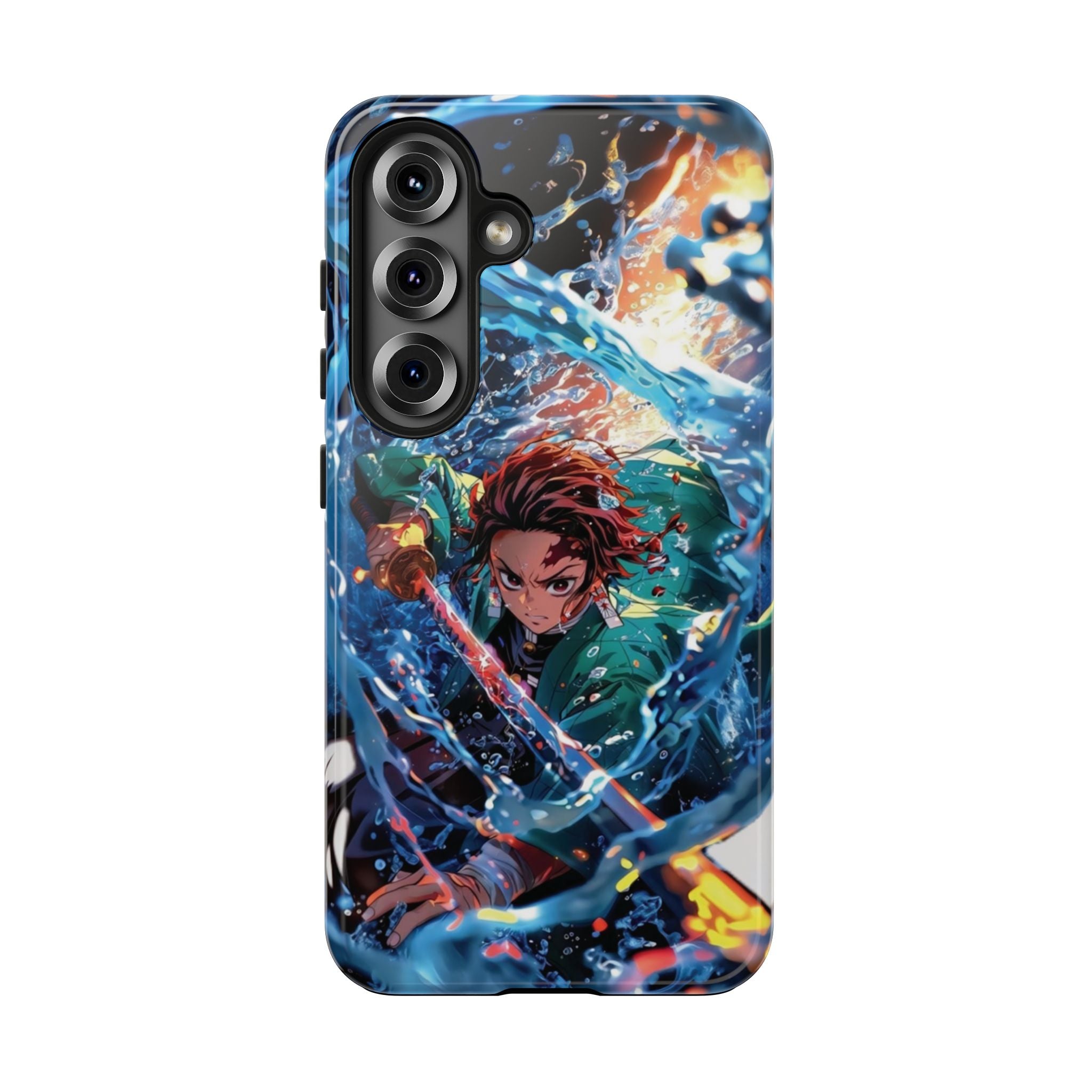 Demon Slayer Tough Phone Case - Samurai Combat Design