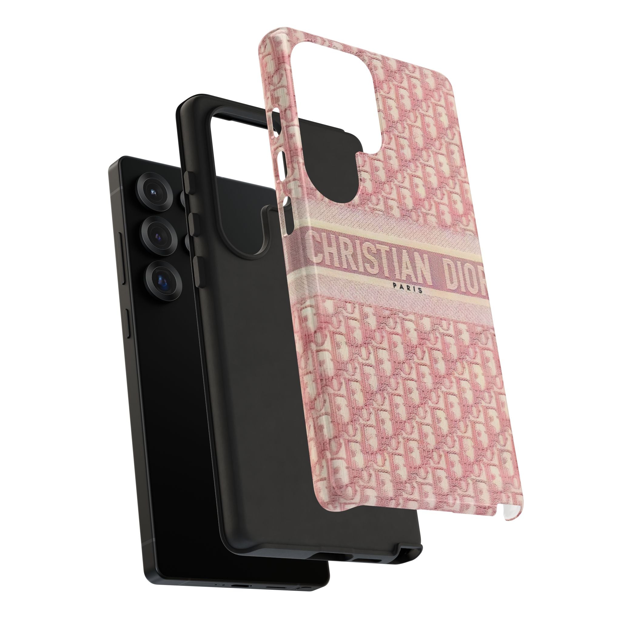 Christian Dior Pink Monogram Phone Case