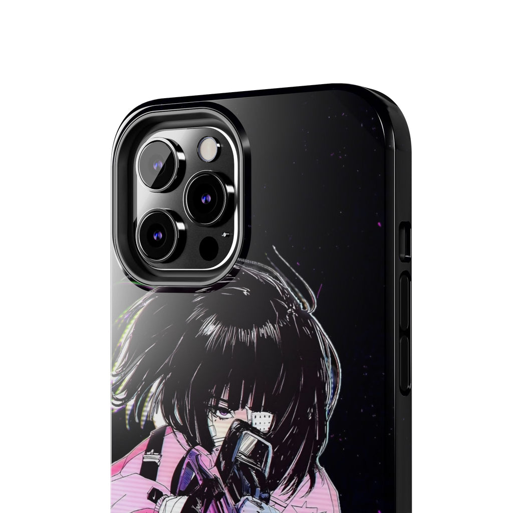 Anime-Style Tough Phone Cases with Edgy Designs, Perfect for Gamers, Cyberpunk Lovers, Gifts for Birthdays, Holidays, and Cosplay