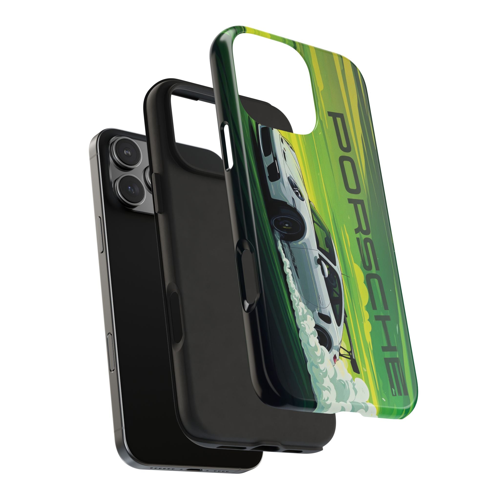Porsche Tough Phone Cases, Luxury Car Accessories, Durable Phone Cover, Auto Enthusiast Gift, Sports Car Merchandise