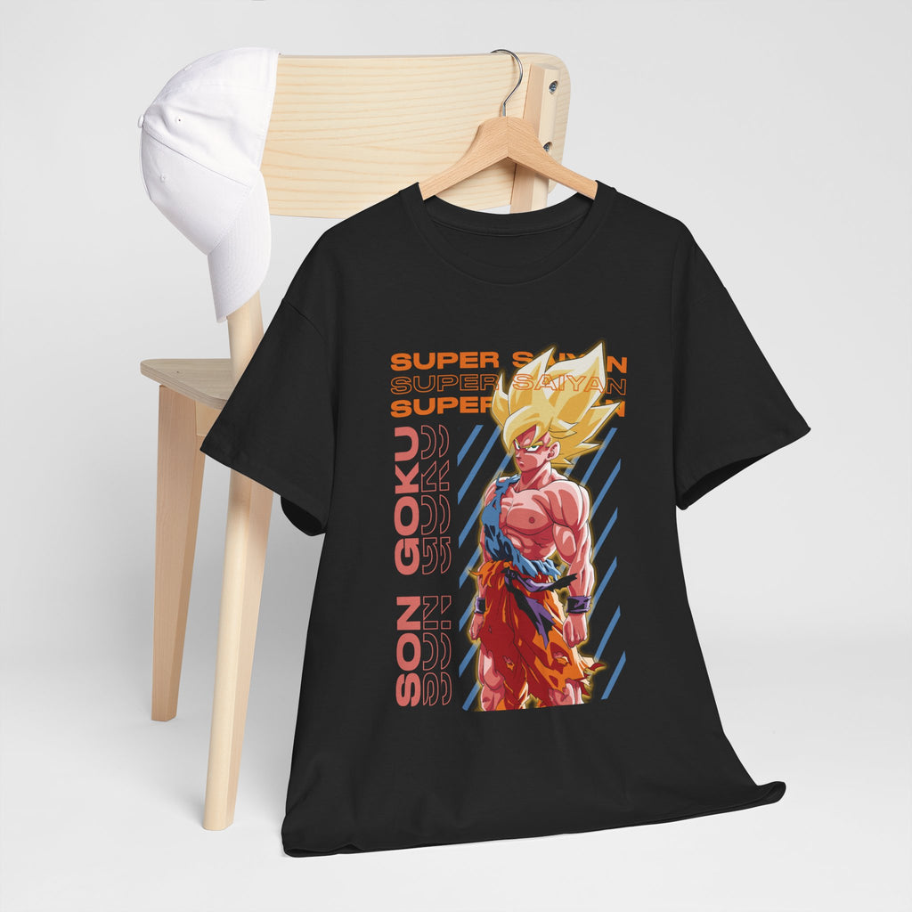 Son Goku Super Saiyan Graphic Tee — Anime Dragon Ball Z Shirt