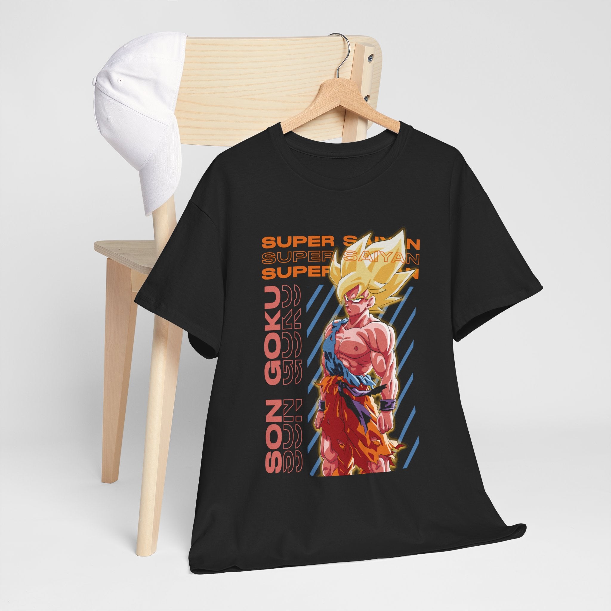 Son Goku Super Saiyan Graphic Tee — Anime Dragon Ball Z Shirt