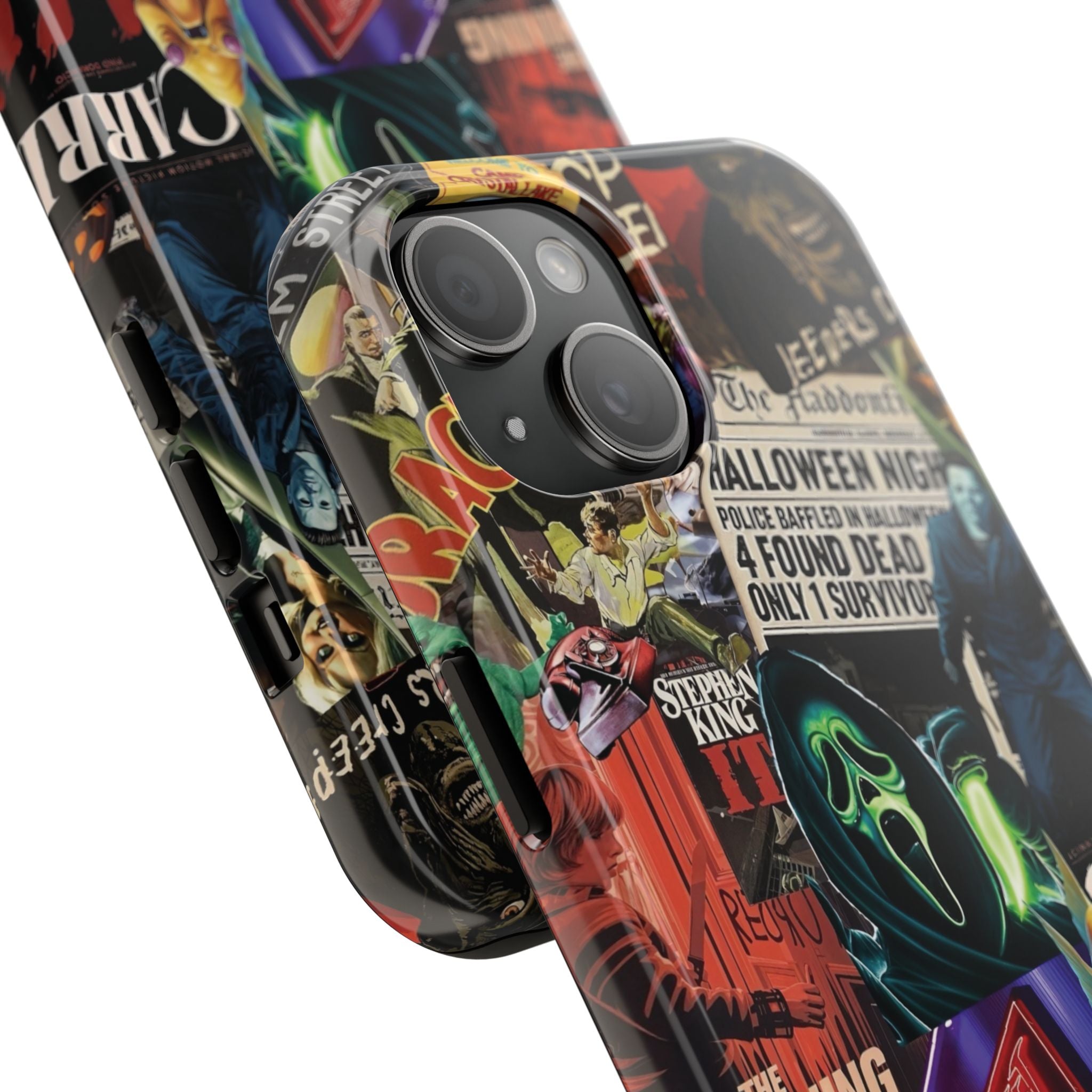 Spooky Horror Movie Phone Case | Tough Phone Cases for Horror Lovers, Halloween Gifts, Unique Accessories, Movie Night Essentials, [...]