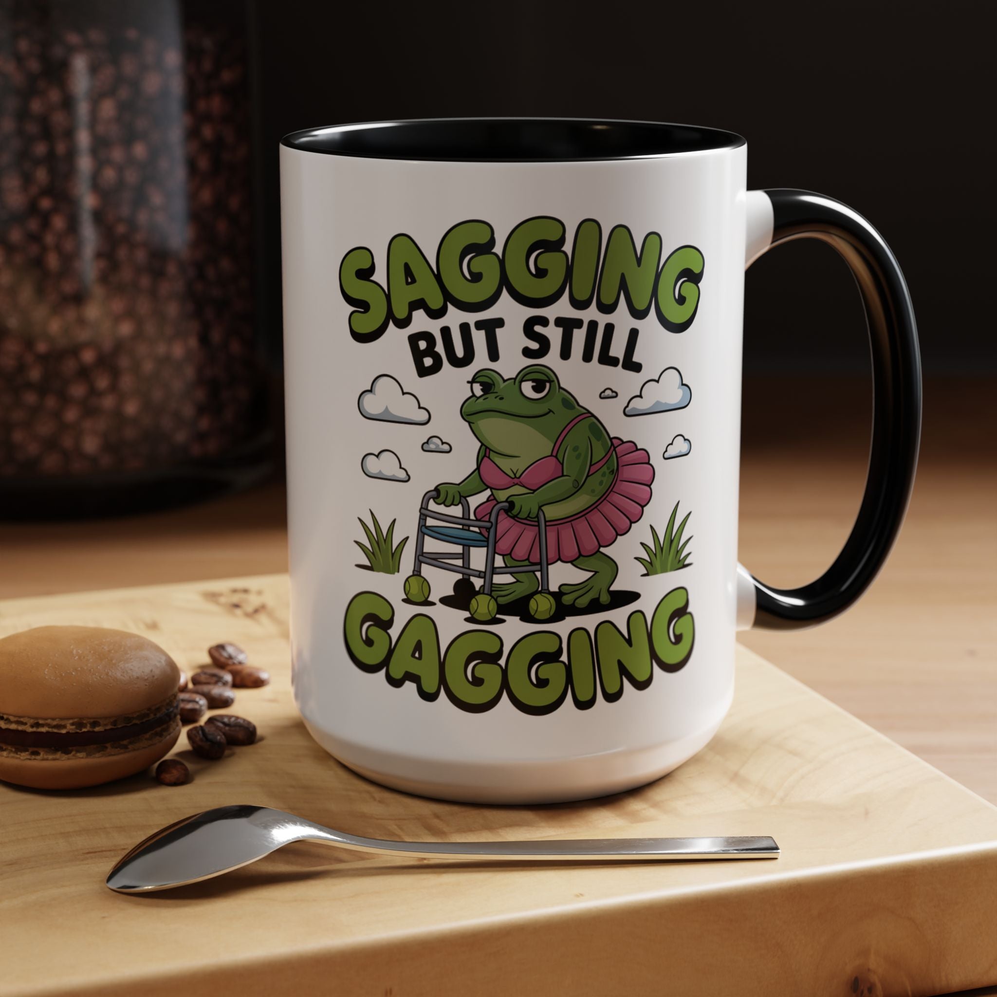 Humorous Frog Coffee Mug - Perfect for Gag Gifts, Office Humor, Birthday Treats, Coffee Lovers, Quirky Kitchen Decor