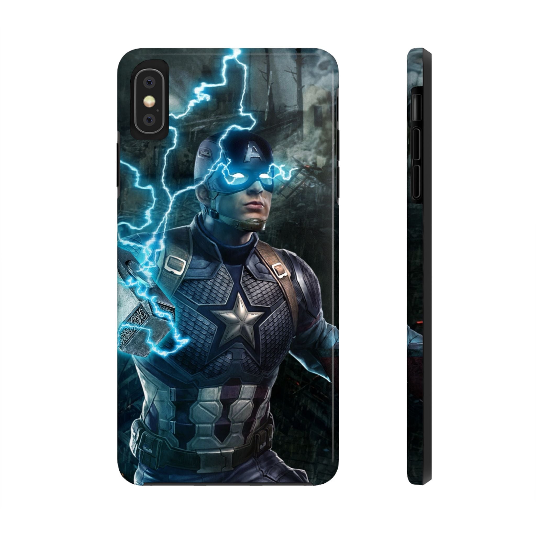 Captain America Superhero Tough Phone Cases, Hero Phone Cover, Gift for Gamers, Superhero Accessory, Durable Phone Case for Every Occasion