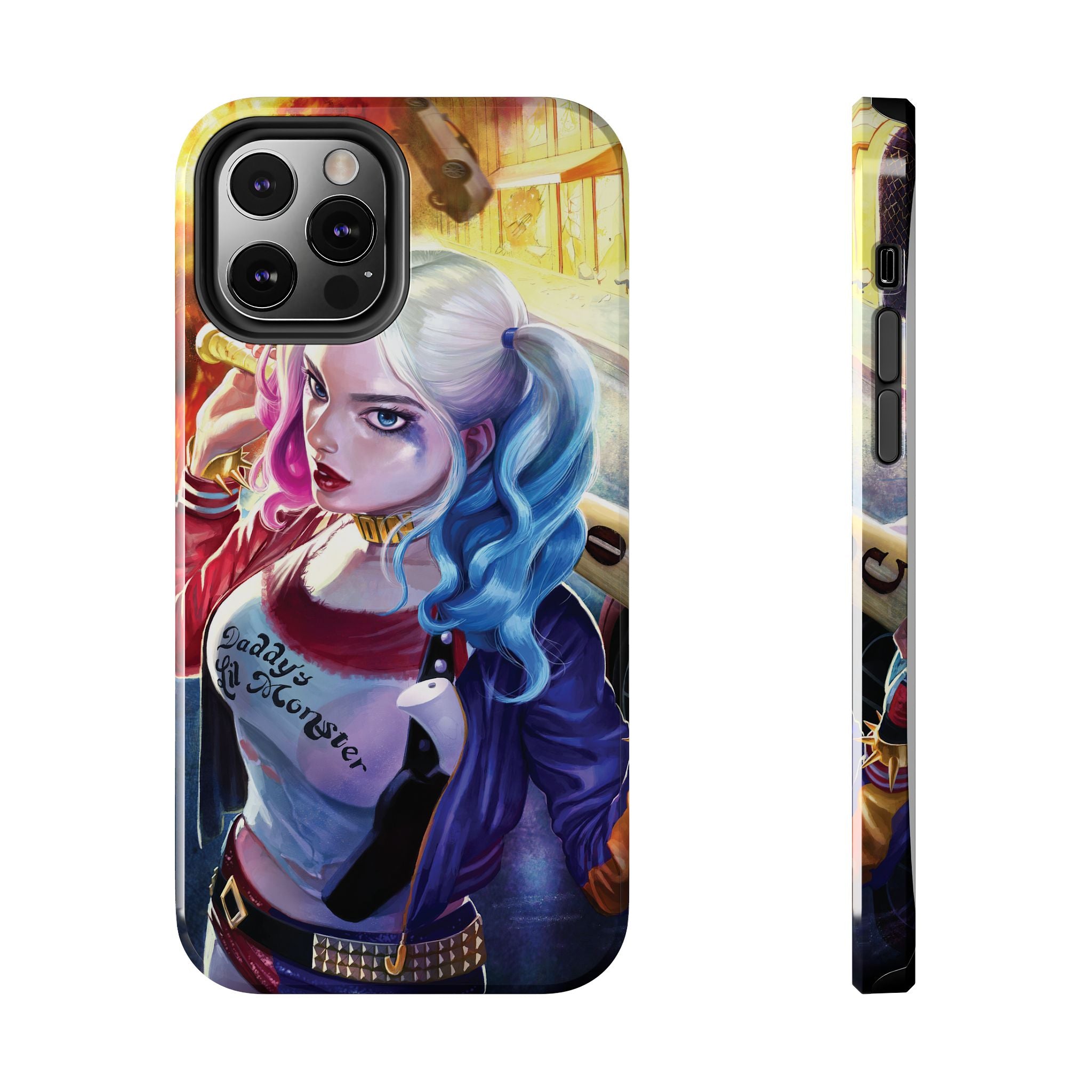 Harley Quinn Tough Phone Cases, Stylish Phone Protector for Women, Anime Style Mobile Cover, Unique Gift for Gamers, Pop Culture Accessories