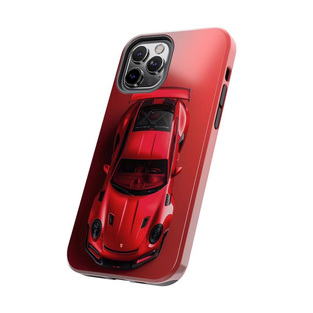 Sleek Sports Car Phone Cases for Automotive Enthusiasts, Durable Phone Covers, Car Lover Gifts, Stylish Tech Accessories, Red Racing Design