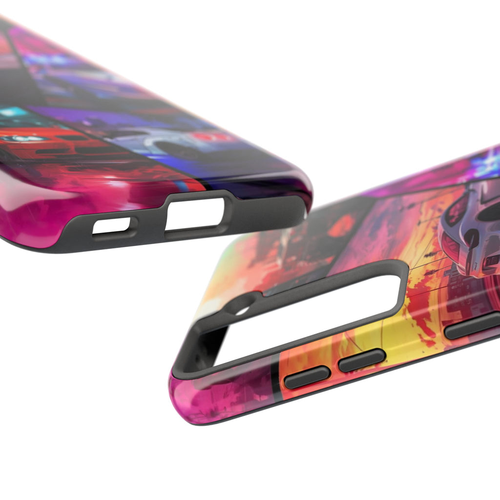 Vibrant Automotive Tough Phone Cases for Car Enthusiasts