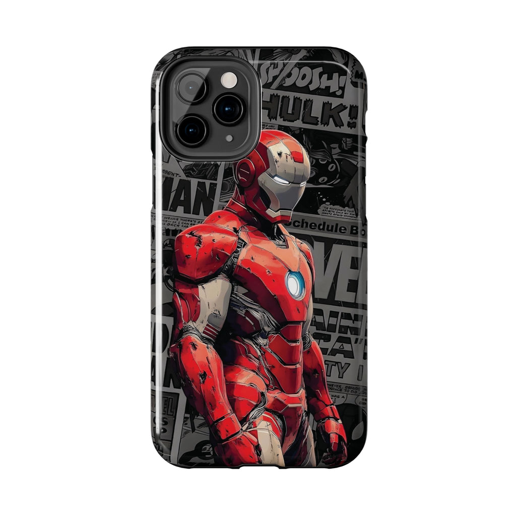 Iron Man Hero Tough Phone Cases - Durable, Stylish, Perfect for Marvel Fans, Geek Gifts, Comic Book Lovers, Unique Accessories