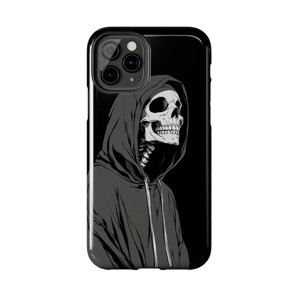 Edgy Skull Phone Cases, Protective Phone Cover, Goth Aesthetic, Halloween Decor, Unique Gift