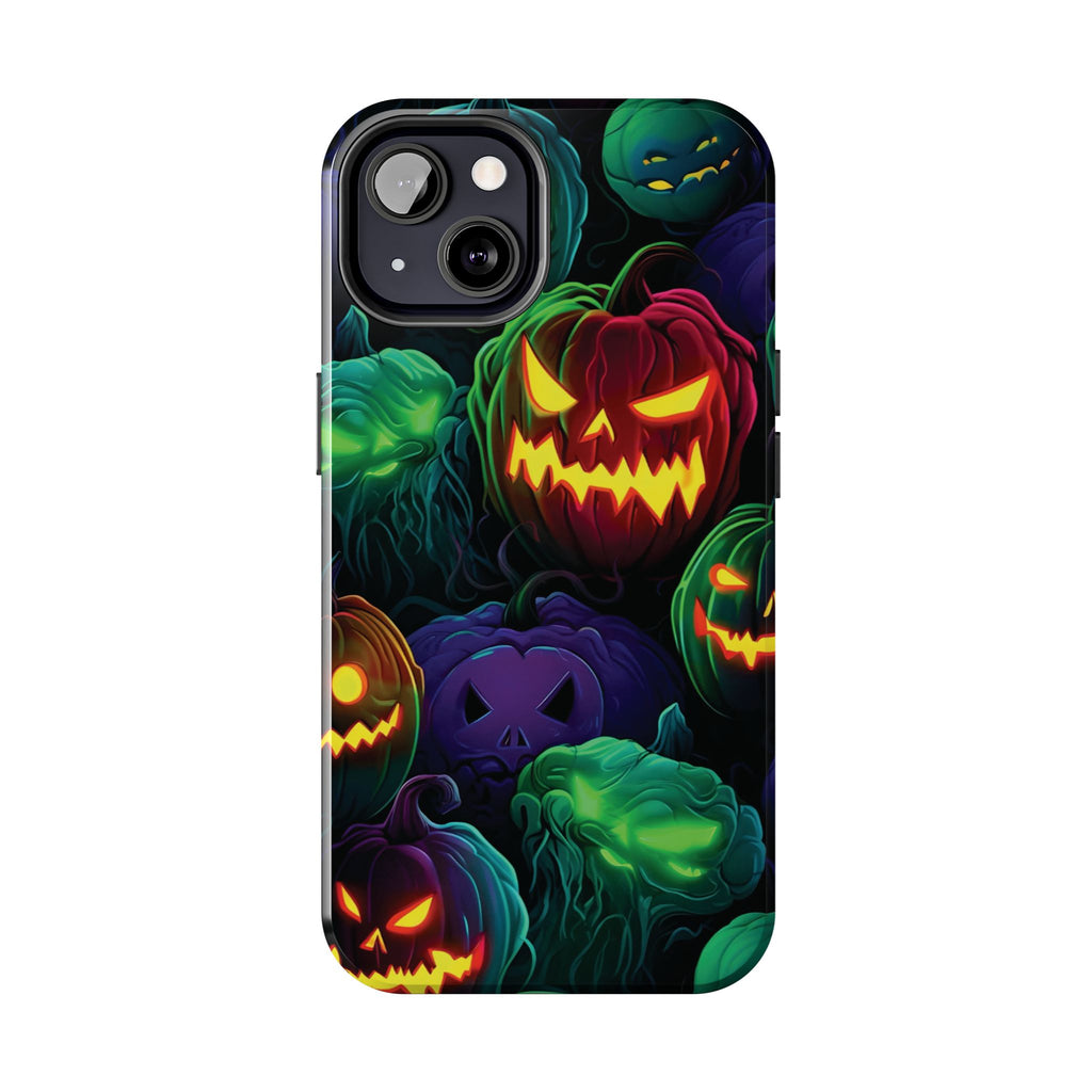 Halloween Pumpkin Phone Case, Spooky Fall Accessory, Tough Phone Cover, Halloween Gift, Pumpkin Decor
