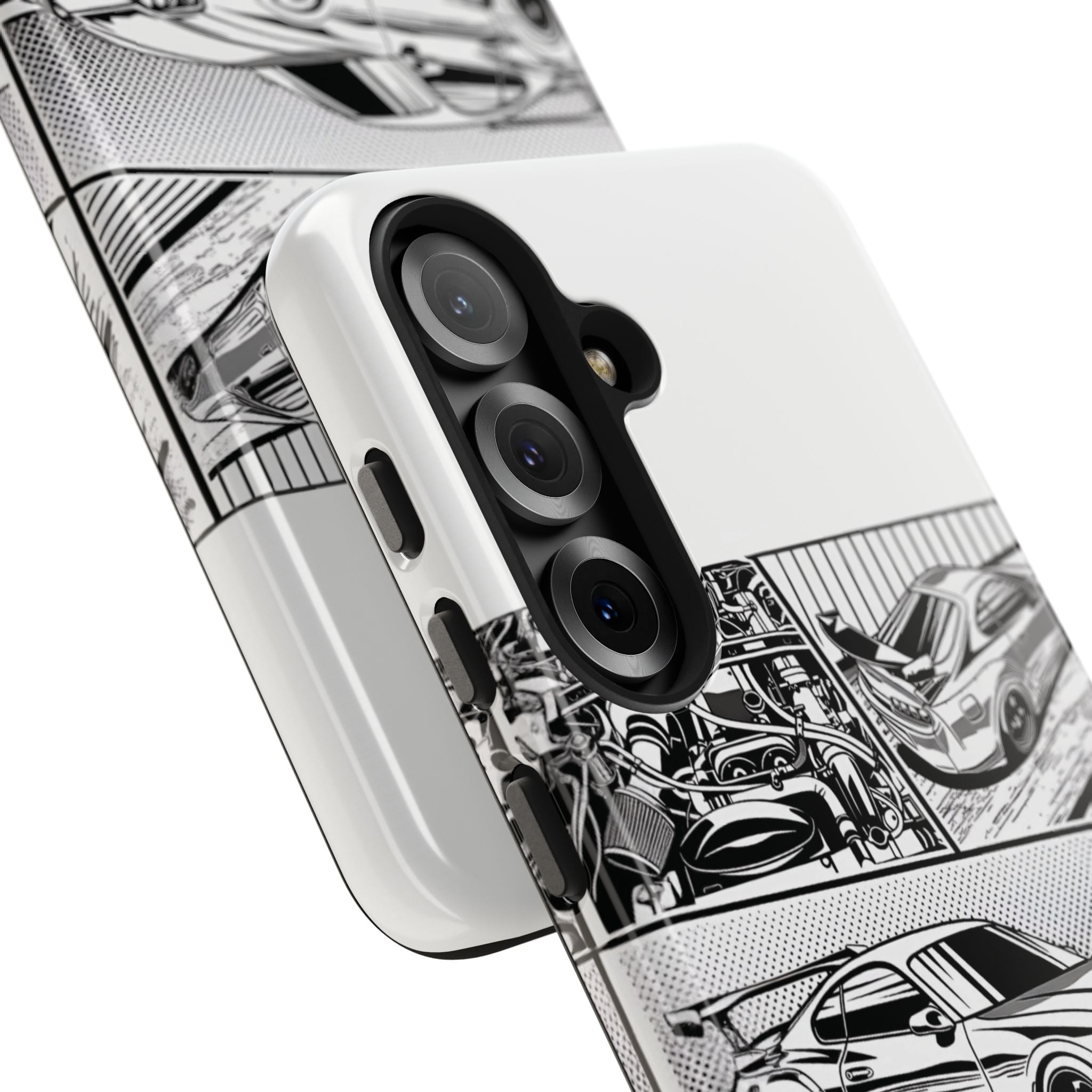 Racing Car Tough Phone Case - Durable Protection for Auto Enthusiasts