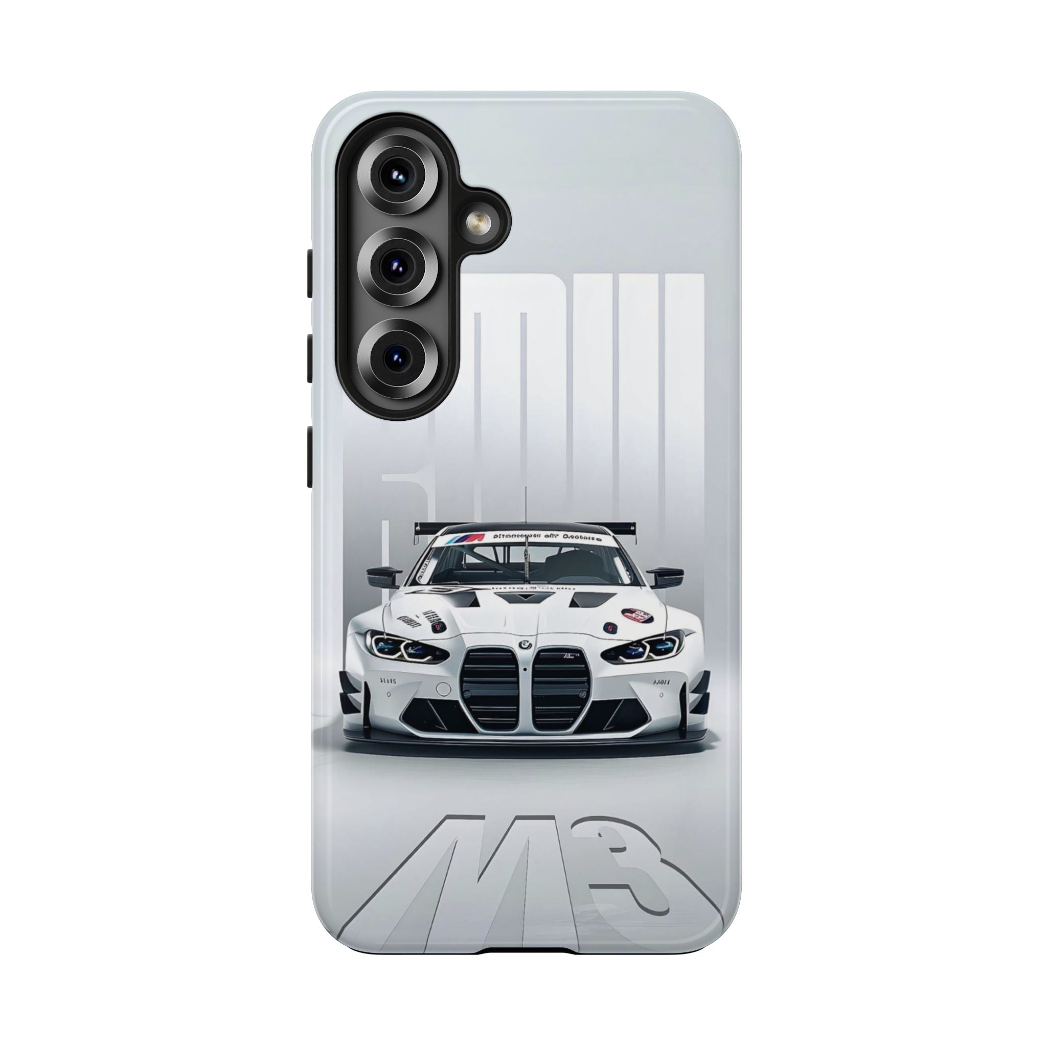 Race-Inspired Tough Phone Case for BMW M3 Fans