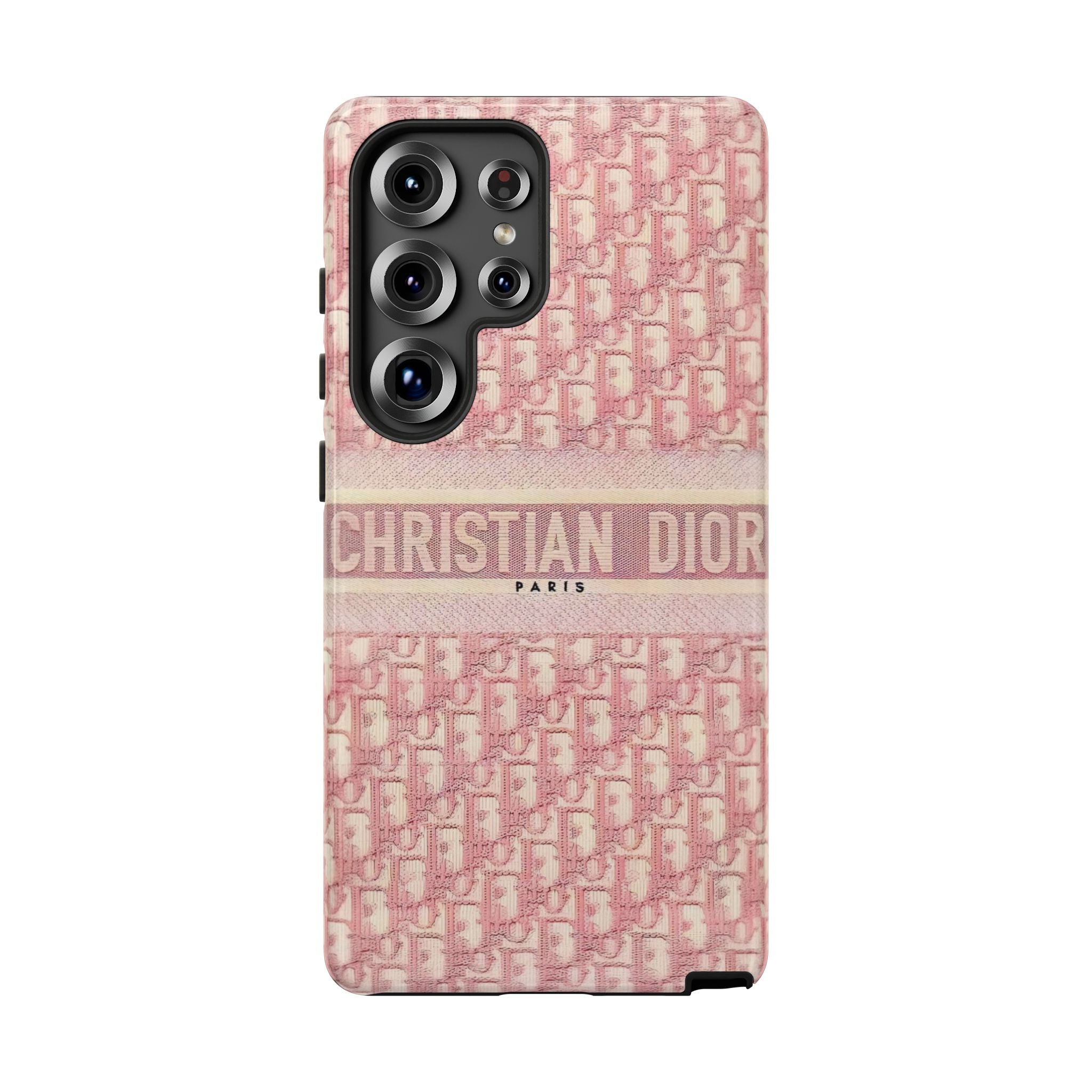 Christian Dior Pink Monogram Phone Case