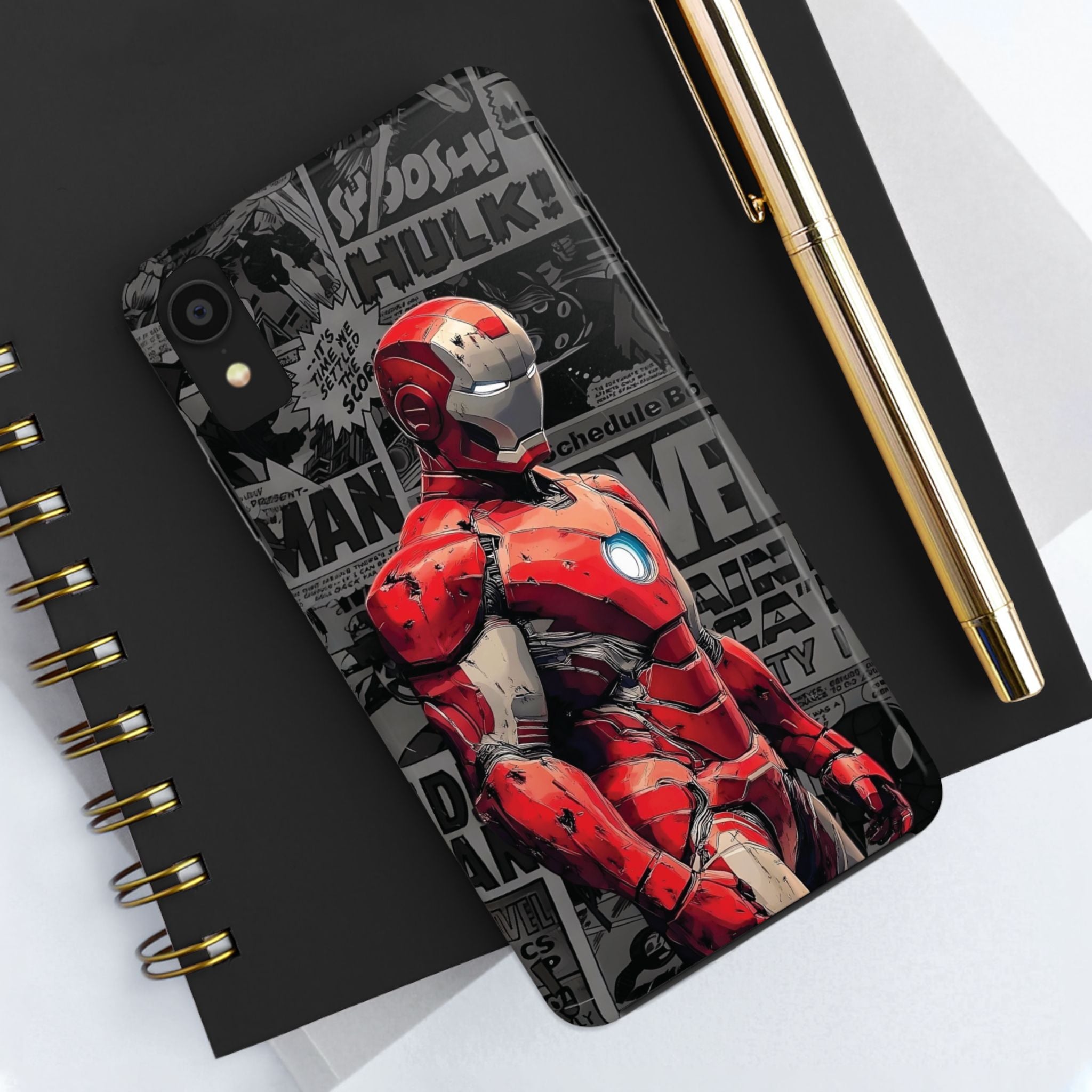 Iron Man Hero Tough Phone Cases - Durable, Stylish, Perfect for Marvel Fans, Geek Gifts, Comic Book Lovers, Unique Accessories