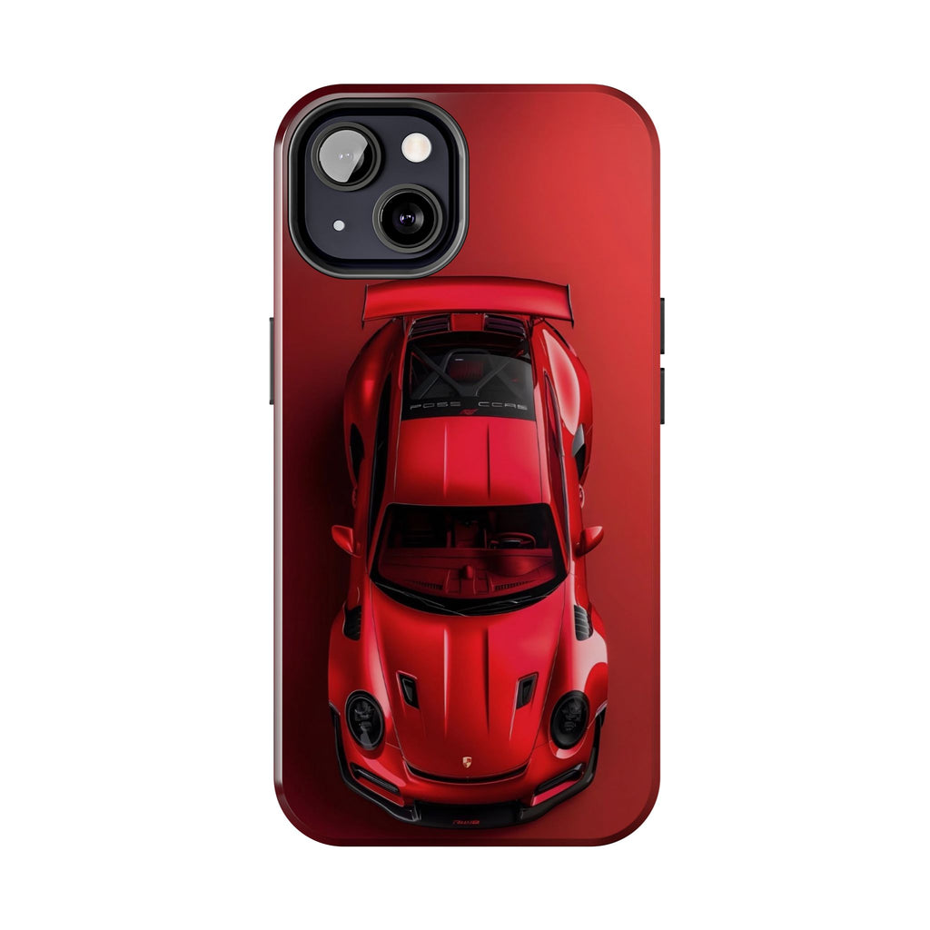Sleek Sports Car Phone Cases for Automotive Enthusiasts, Durable Phone Covers, Car Lover Gifts, Stylish Tech Accessories, Red Racing Design