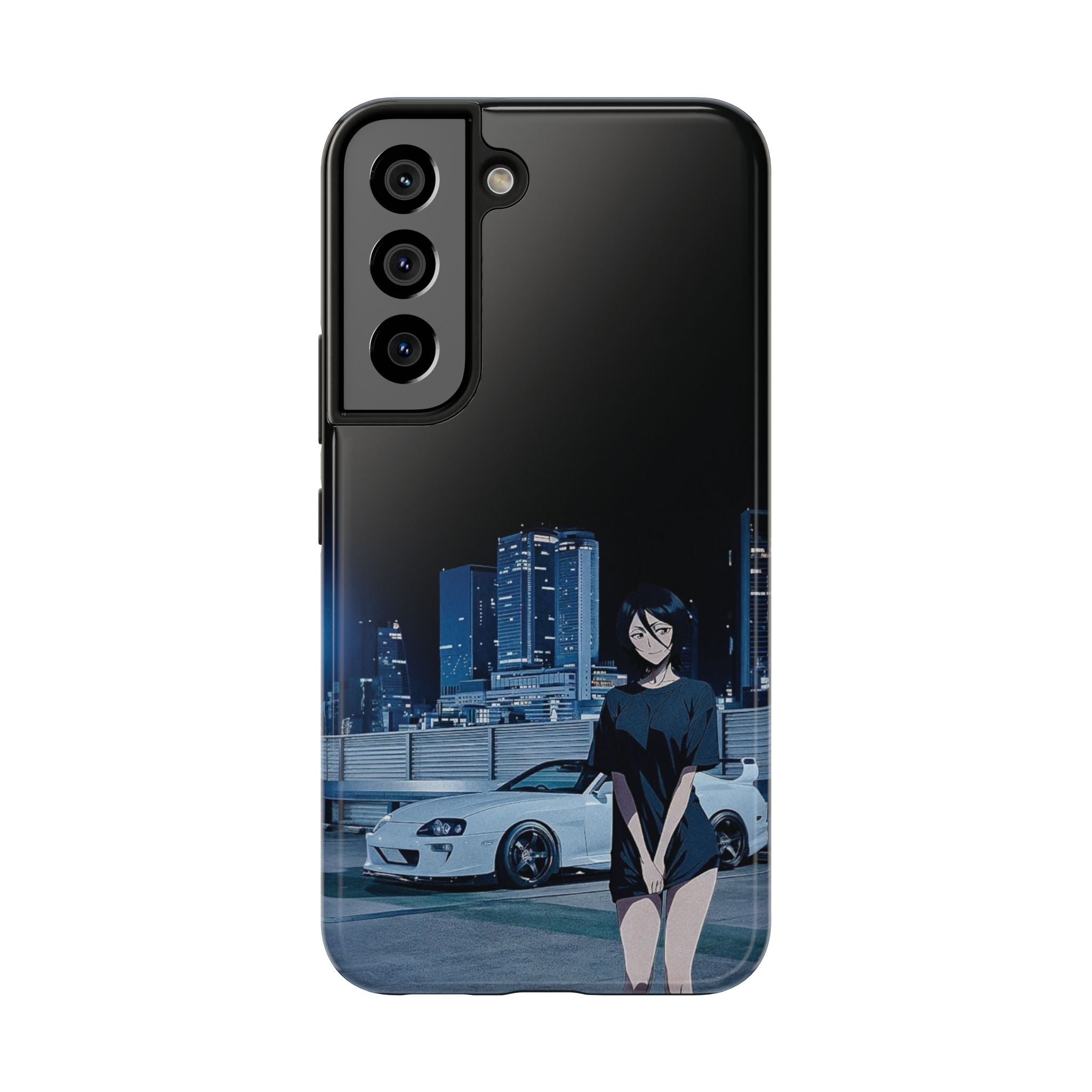 Anime-Inspired Tough Phone Case for Car Enthusiasts