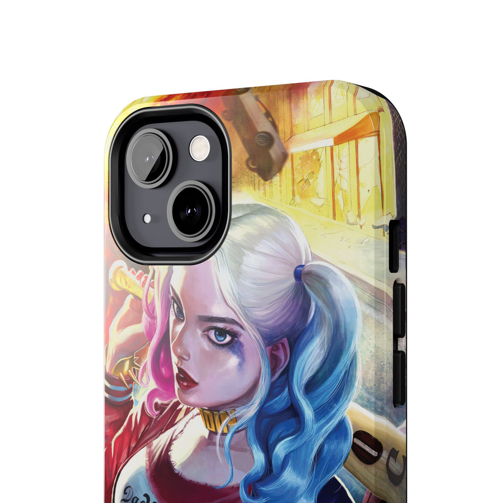 Harley Quinn Tough Phone Cases, Stylish Phone Protector for Women, Anime Style Mobile Cover, Unique Gift for Gamers, Pop Culture Accessories