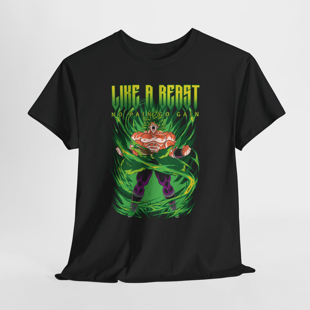 Like a Beast Tee — Dragon Power Anime Graphic T-Shirt