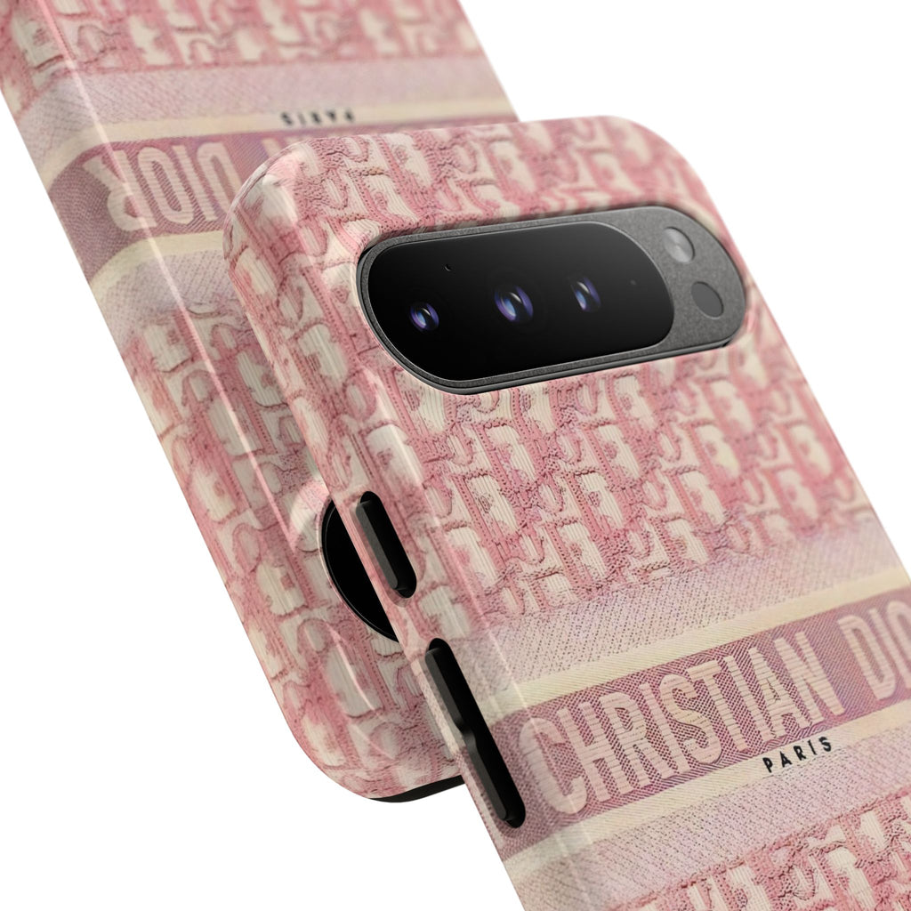 Christian Dior Pink Monogram Phone Case