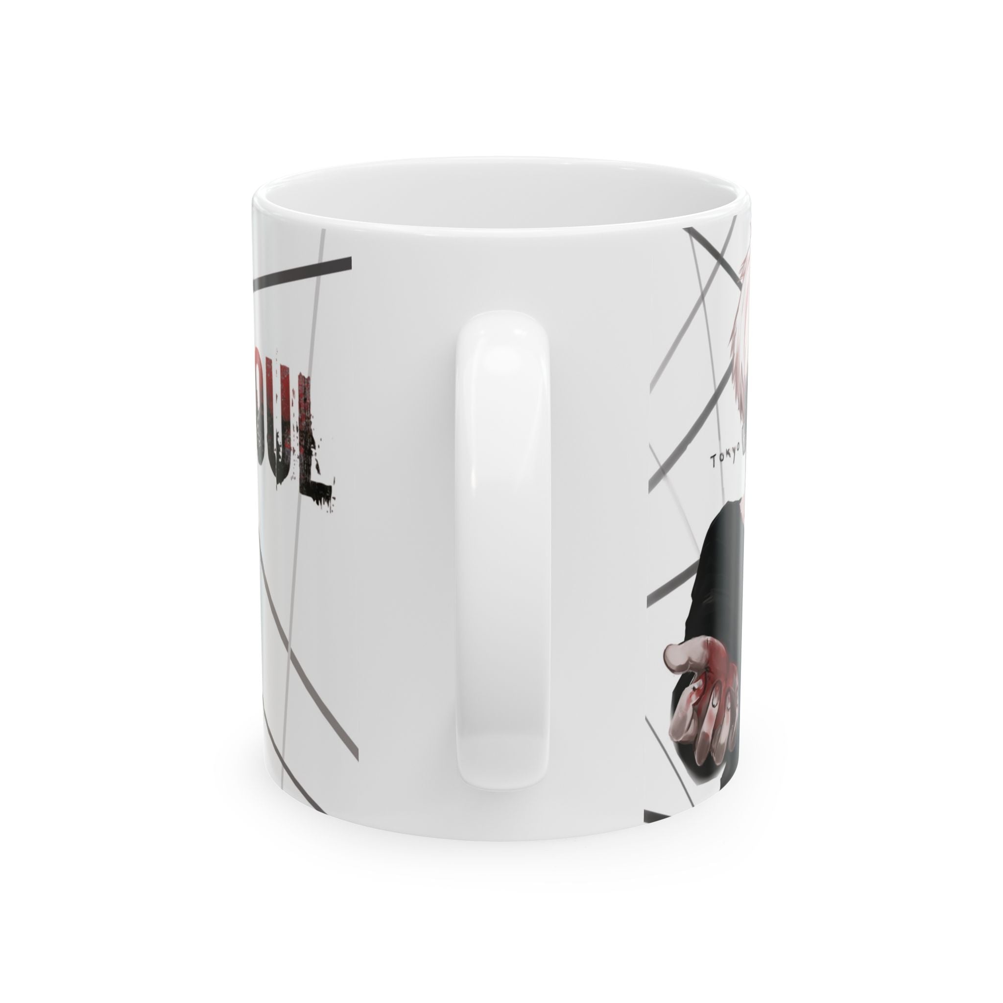 Tokyo Ghoul Anime Ceramic Mug — 'Tokyo Ghoul' Graphic Coffee Cup (11oz/15oz)