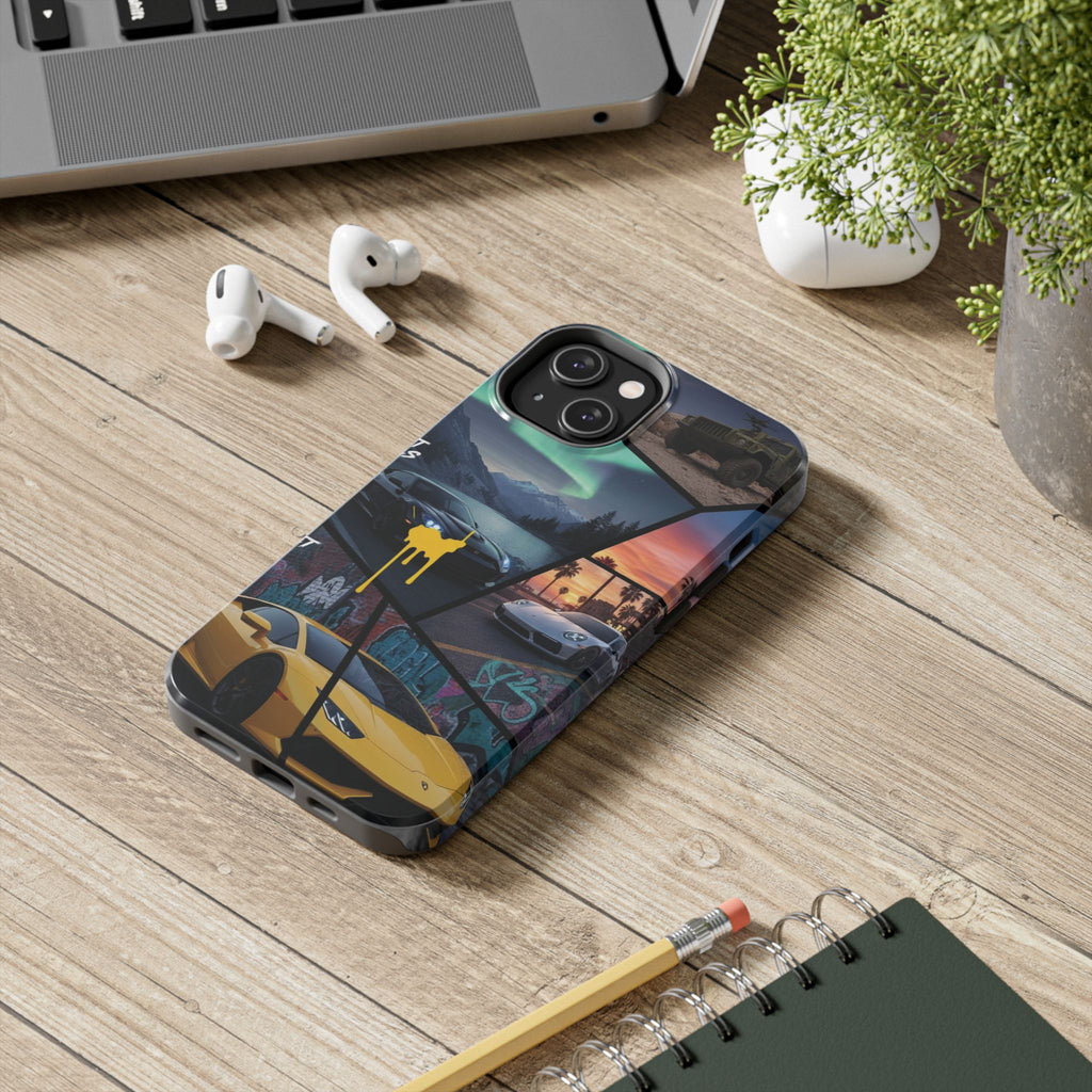 Vibrant Automotive Tough Phone Case – Perfect for Car Enthusiasts