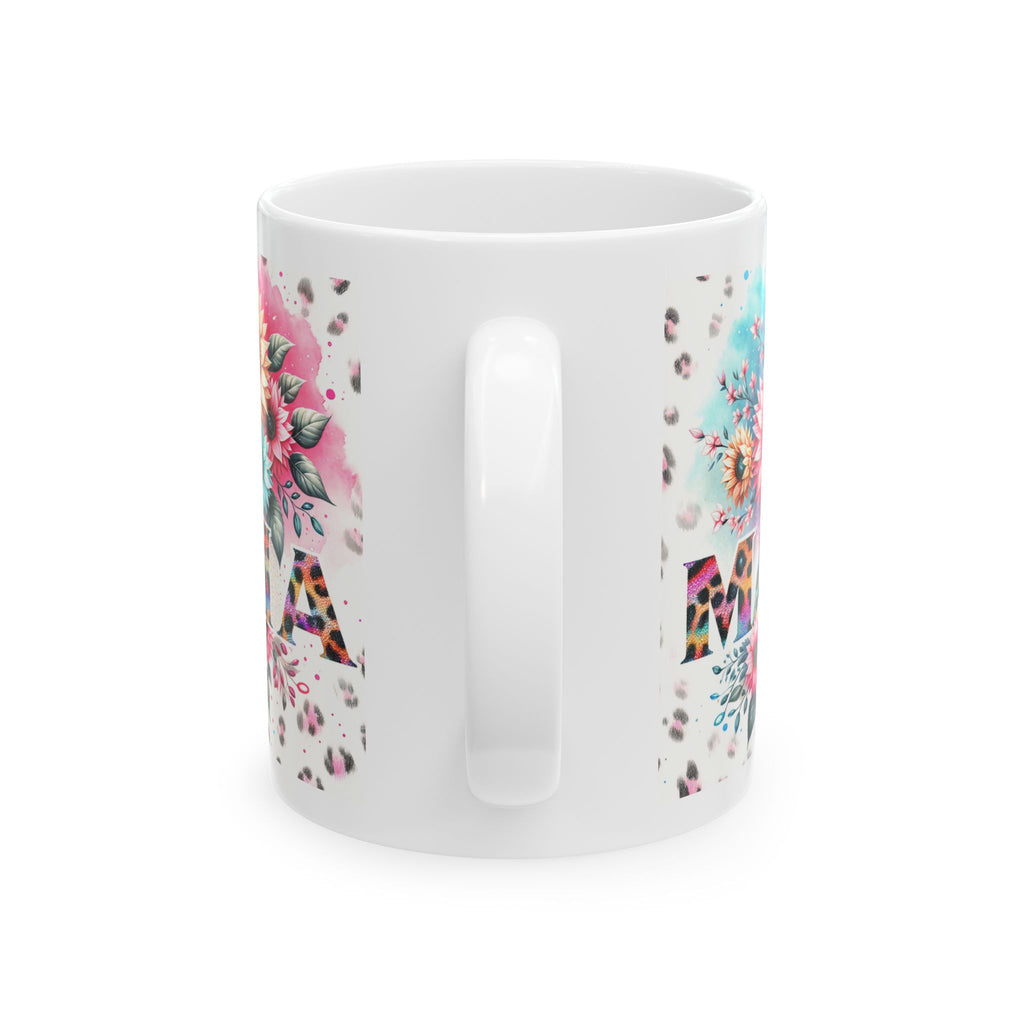 Floral Mama Mug - Perfect Gift for Mother's Day, Moms, Birthdays, Tea Lovers, Coffee Enthusiasts