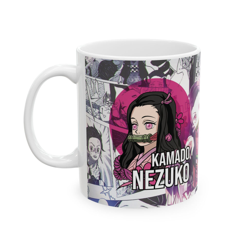 Anime Chibi Character Collage Ceramic Mug (11oz, 15oz)