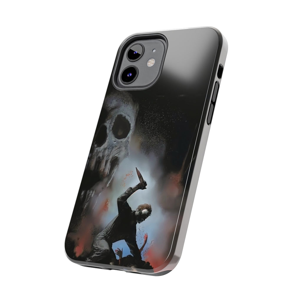Gritty Horror Phone Cases for Fans, Tough Phone Cover, Unique Gift, Scary Design, Halloween Accessory, Movie Memorabilia